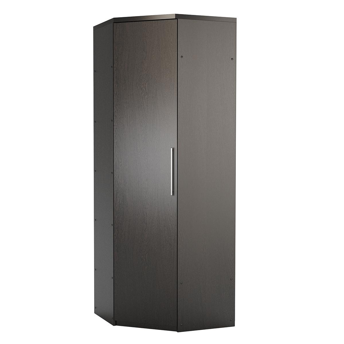 Изображение товара Шкаф распашной Шарм-Дизайн Мелодия МУ-12 80x220x45 см ЛДСП цвет венге