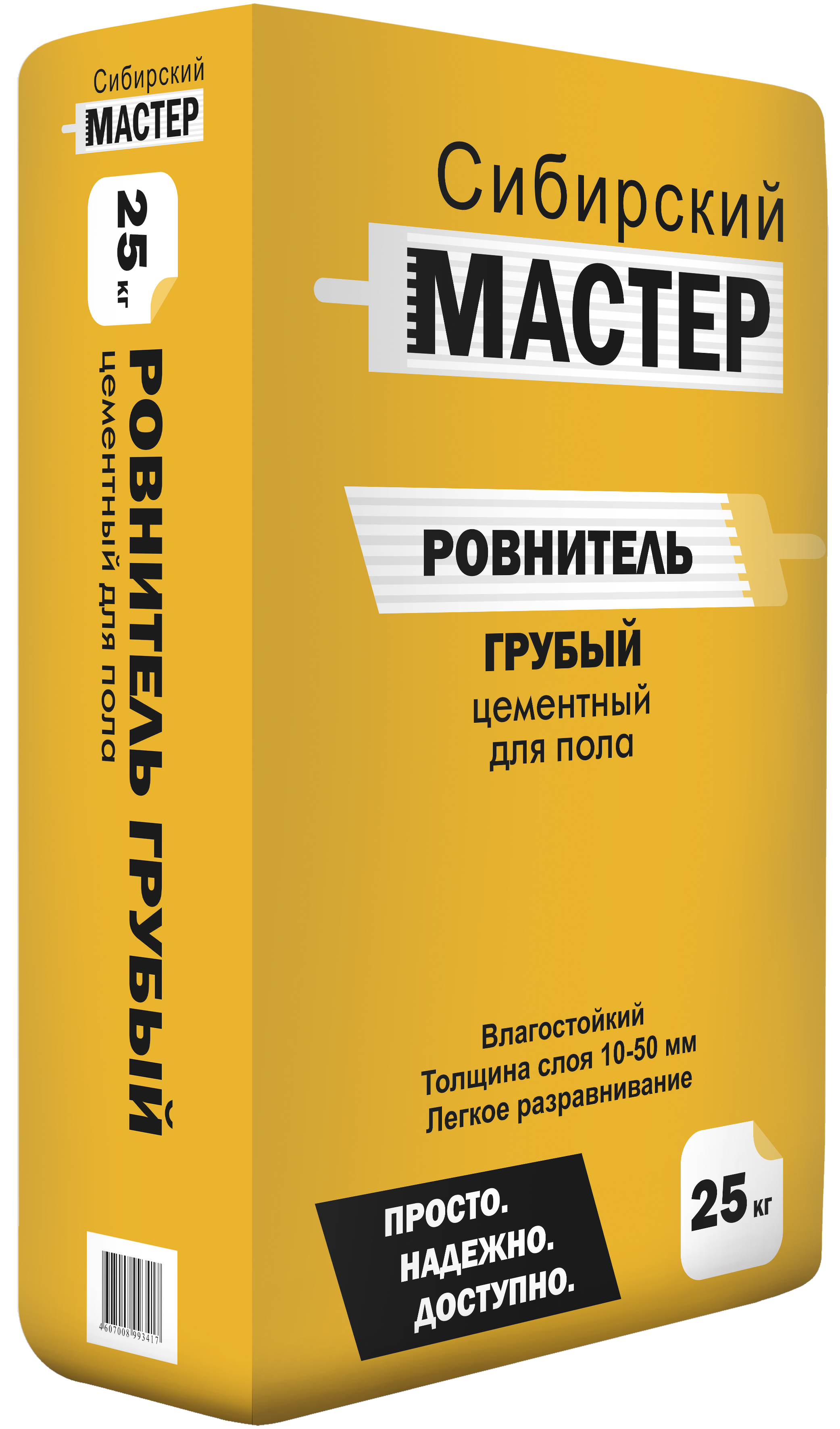 Изображение товара Стяжка пола Сибирский Мастер Ровнитель грубый 25 кг