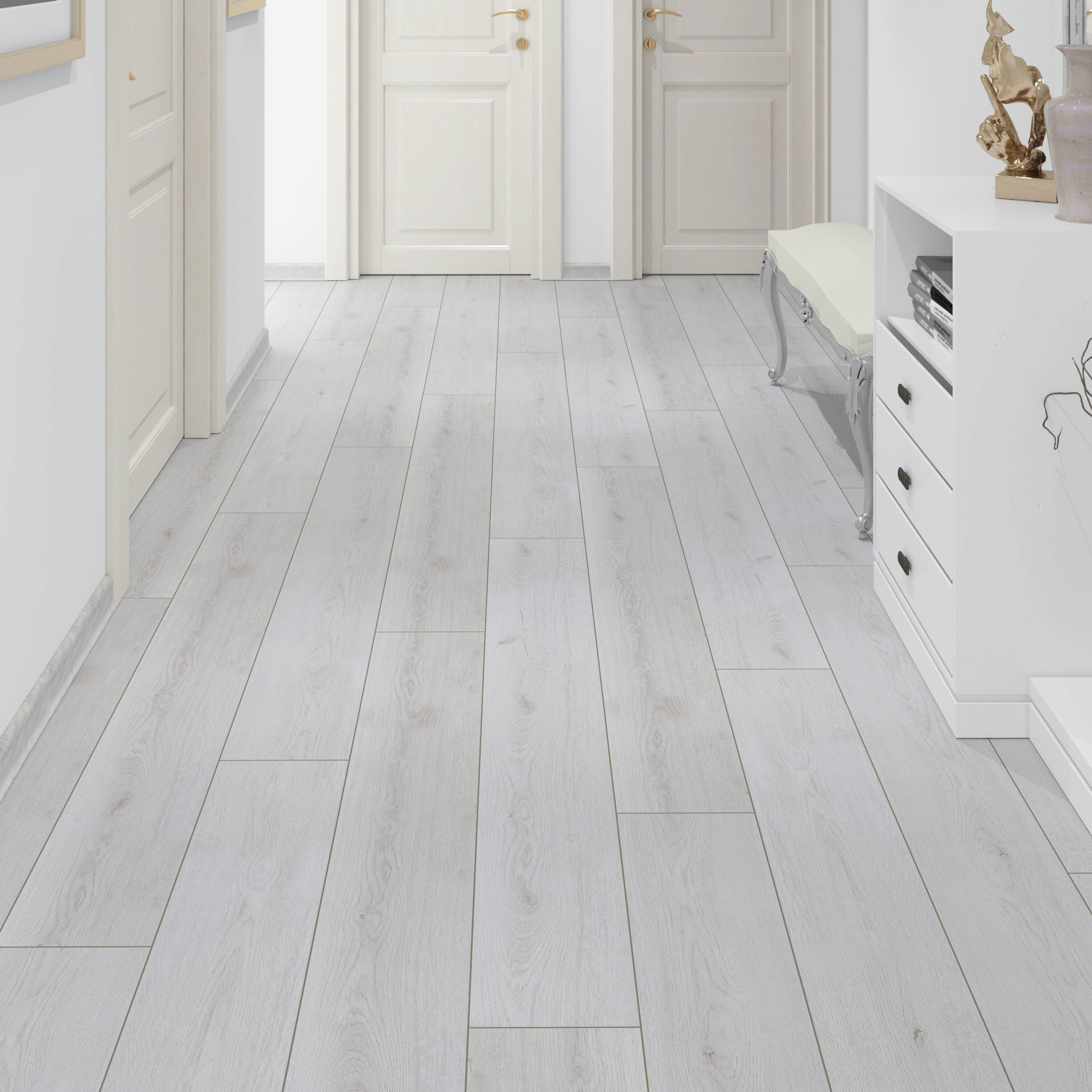 Изображение товара Ламинат Дуб силвер 33 класс 10 мм с фаской 1.598 м² Германия