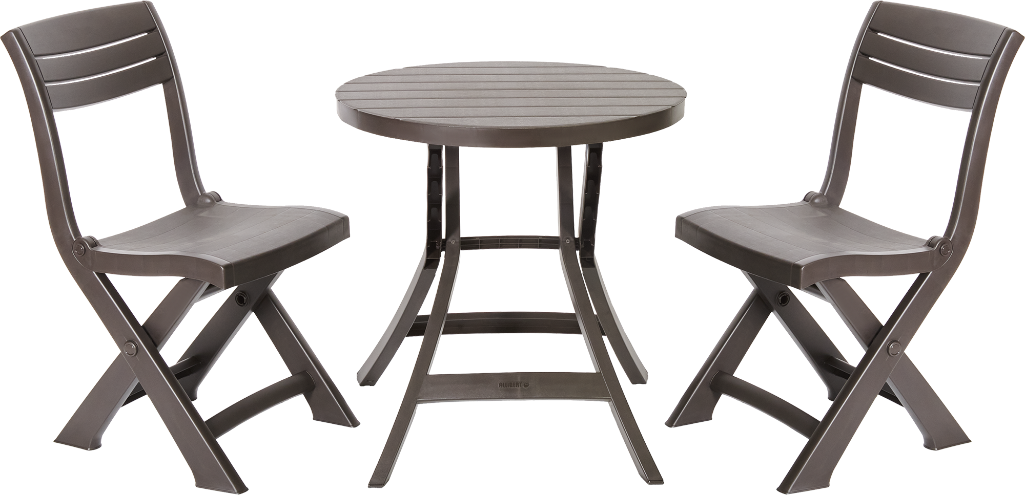 Изображение товара Набор садовой мебели Keter Jazz Set стол и 2 стула коричневый полипропилен