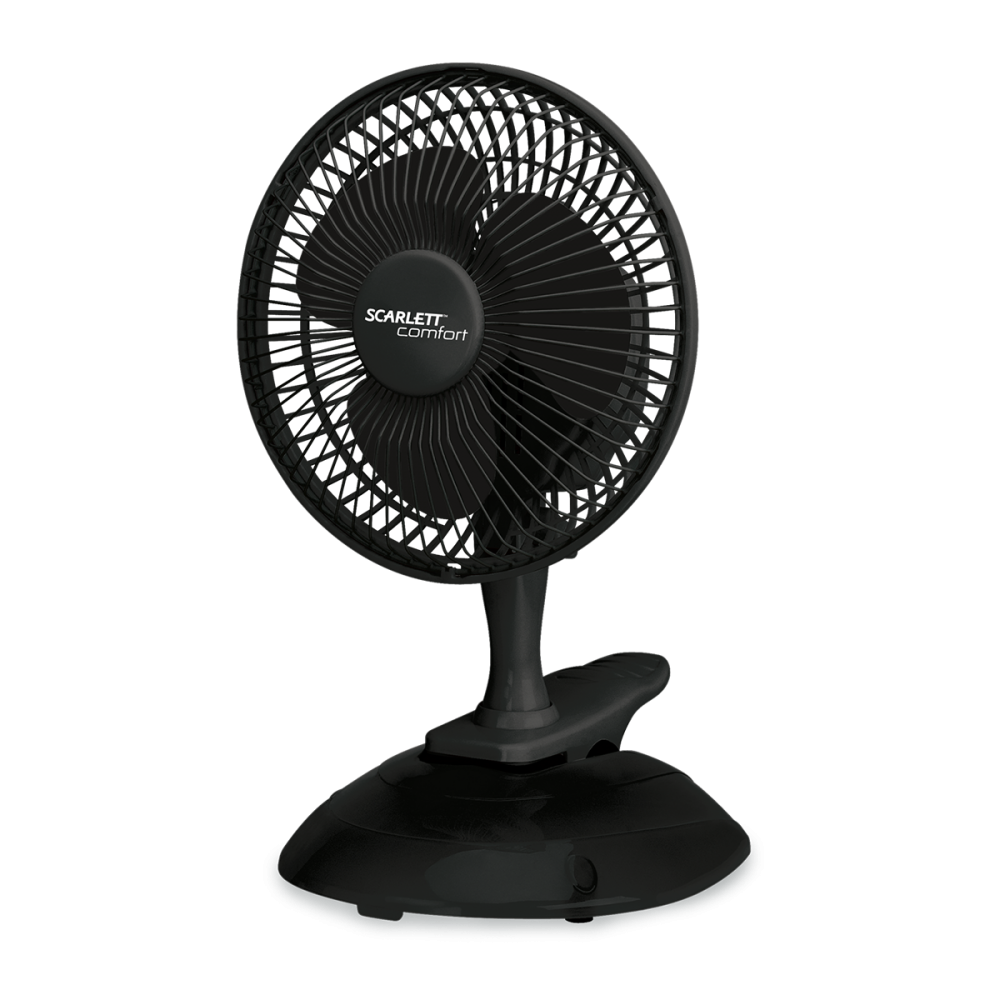 Изображение товара Вентилятор настольный Scarlett SC-DF111S09 25 Вт D15 см цвет черный Изображение товара Вентилятор настольный Scarlett SC-DF111S09 25 Вт D15 см цвет черный