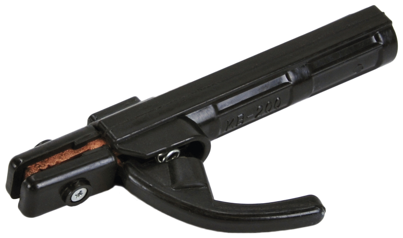 Изображение товара Держатель электродов Elitech 200 А с пружинным зажимом для сварочных работ