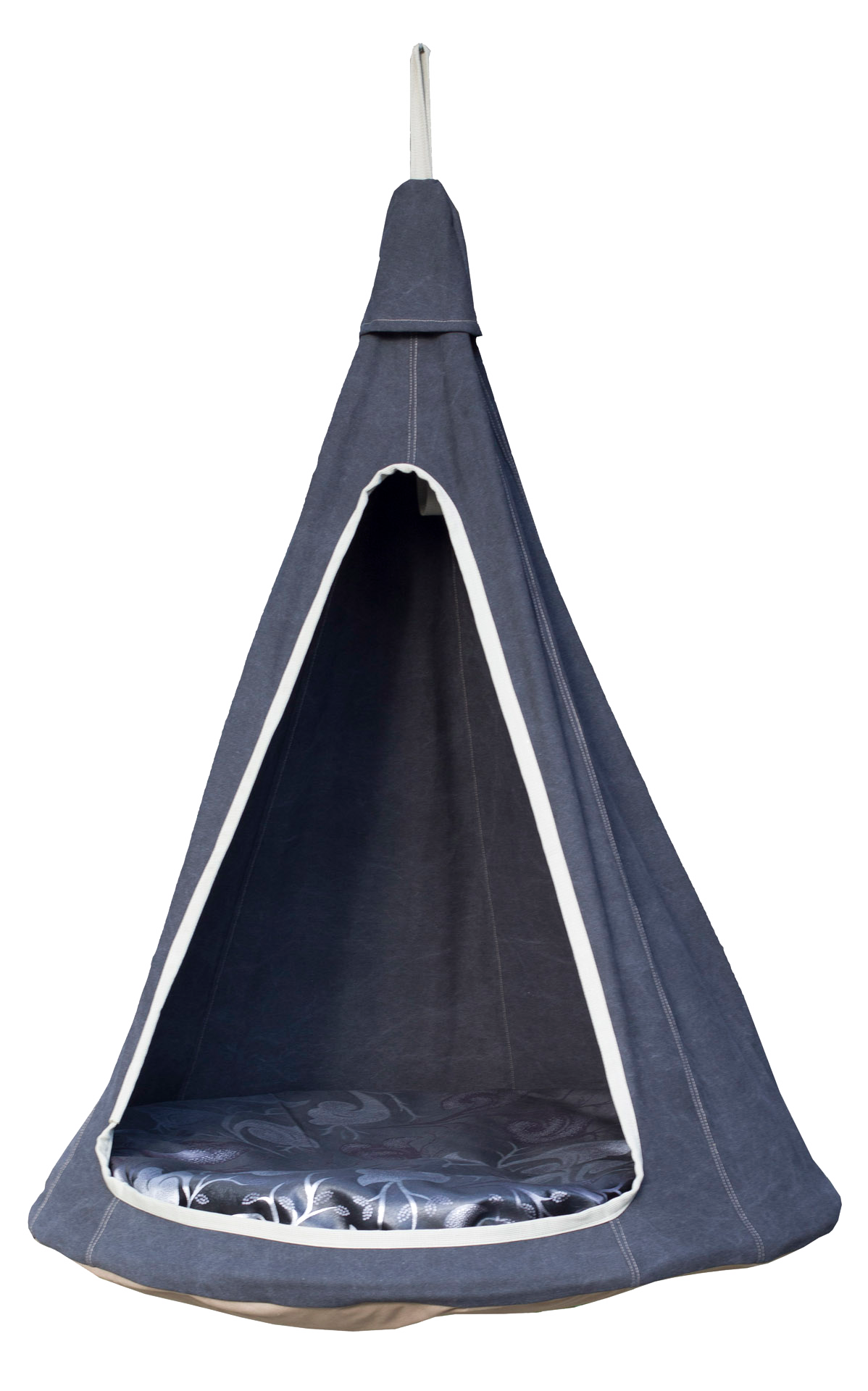 Изображение товара Подвесной гамак кокон Snow Show TP90048 для дачи и отдыха 110 см Графит