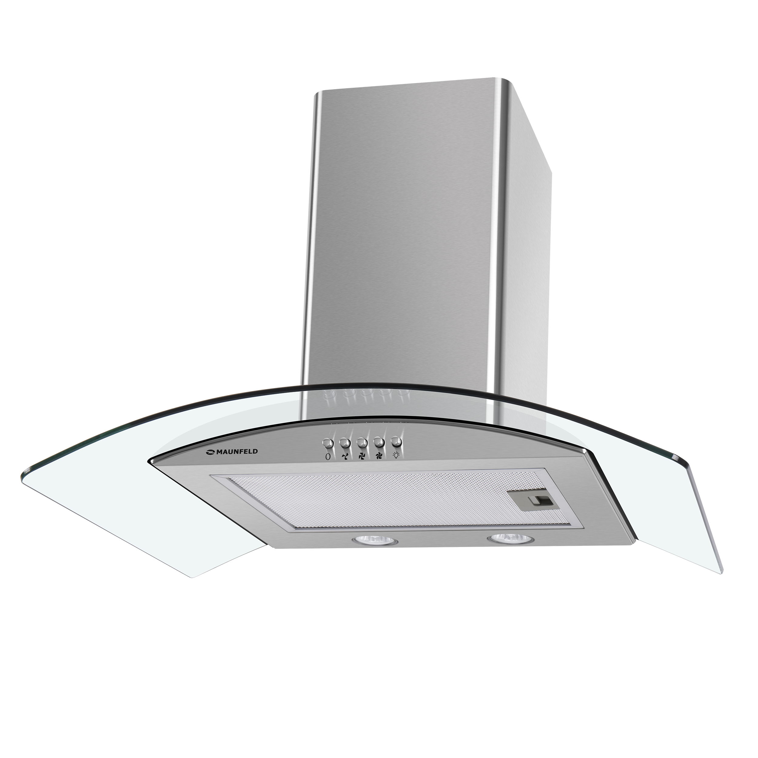 Изображение товара Кухонная вытяжка Maunfeld Ancona PlusA 60 с нержавеющей сталью и стеклом
