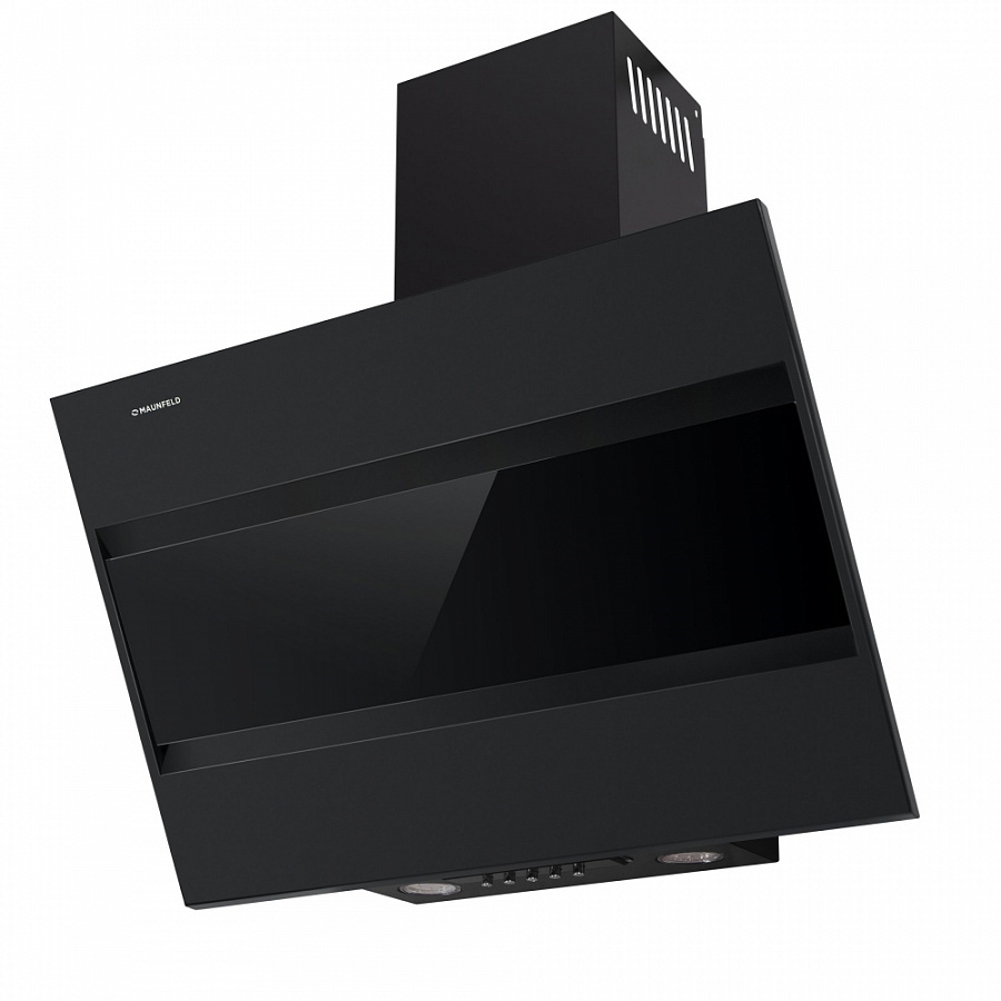 Изображение товара Кухонная вытяжка Maunfeld Bridge 50 черный наклонная 3 скорости светодиодный свет