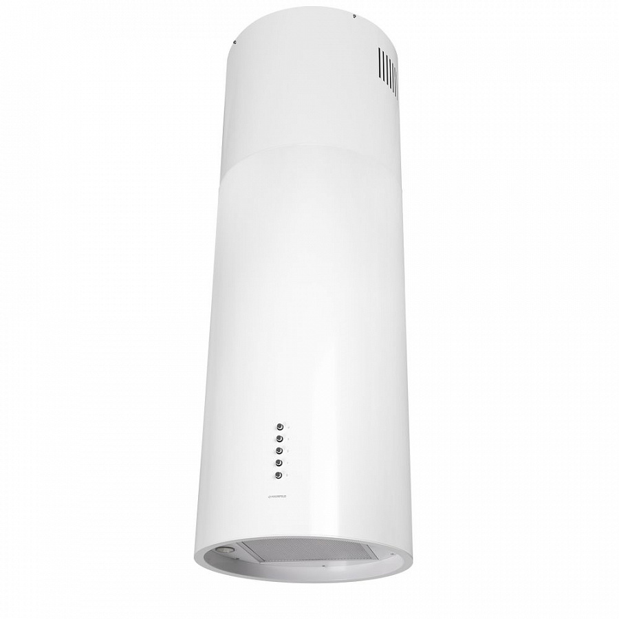 Изображение товара Кухонная вытяжка Maunfeld Lee Push 39 белая островная современная мощная