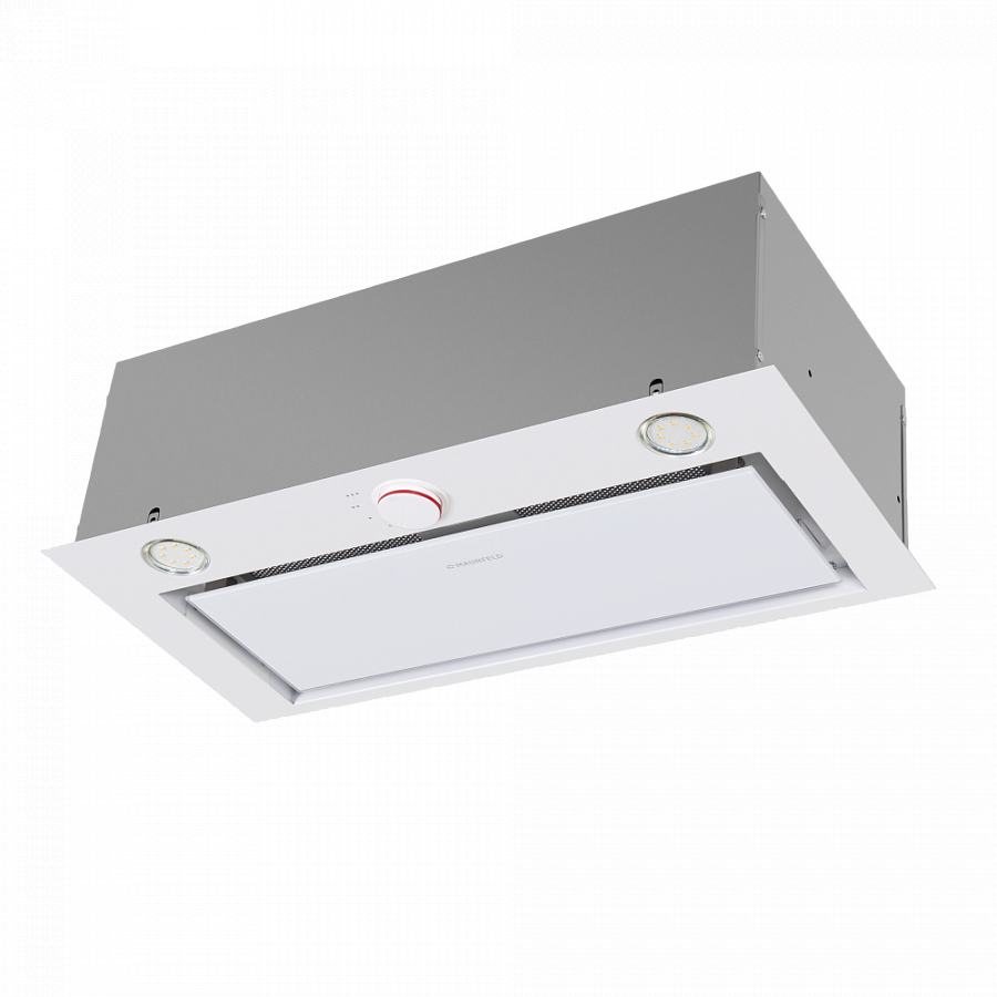 Изображение товара Встраиваемая кухонная вытяжка Maunfeld Crosby Hardy 60 белый - эффективность и стиль