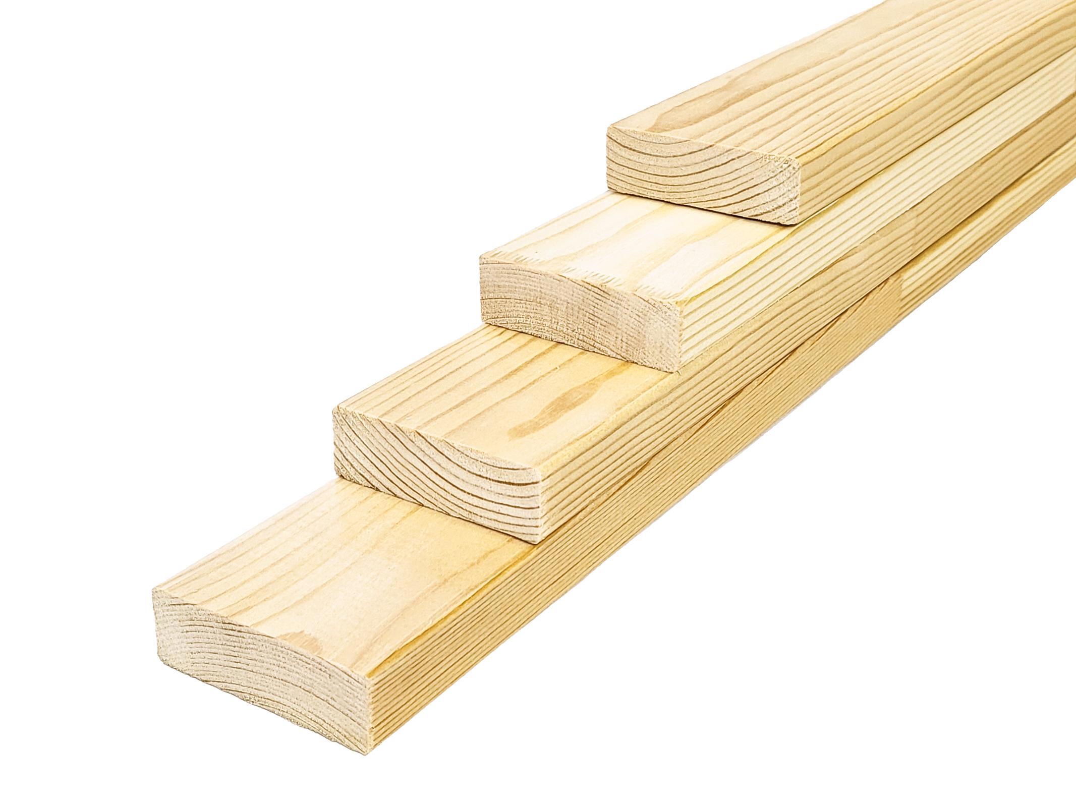 Изображение товара Брусок деревянный Timber&Style 19х60х1000мм Экстра комплект 4 шт