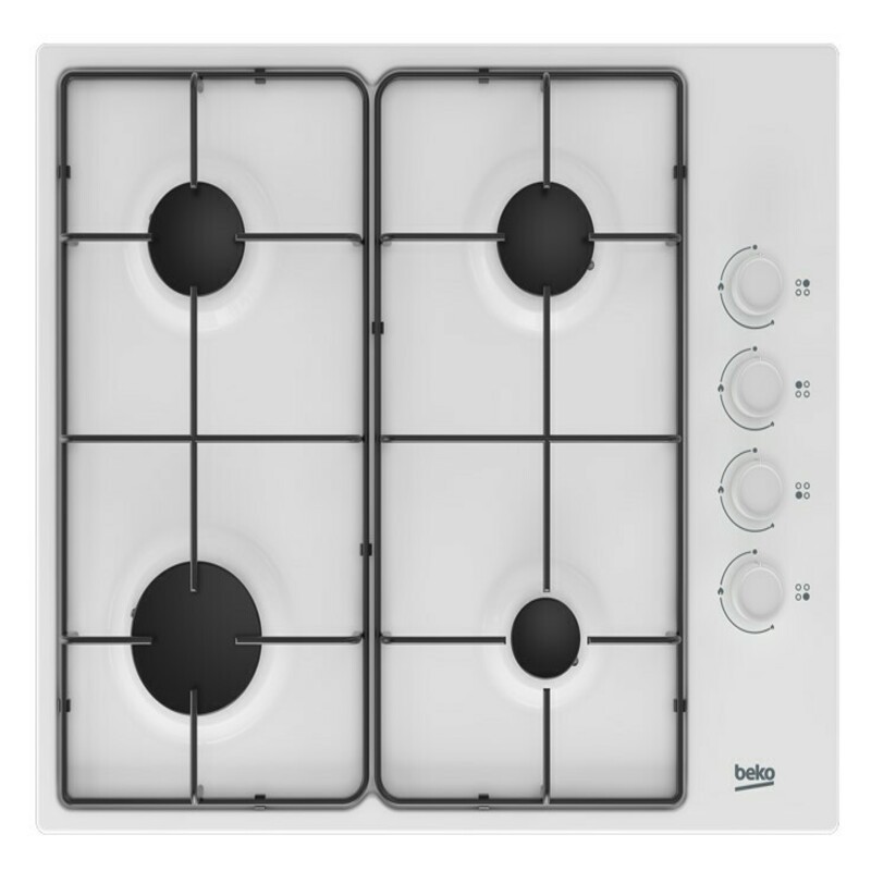 Изображение товара Газовая варочная панель Beko Beko HIGG 64123 SW 61 см 4 конфорки цвет белый