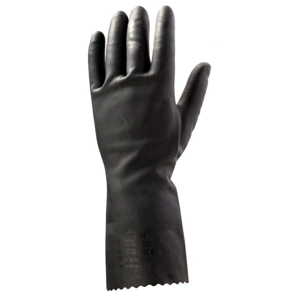 Изображение товара Перчатки латексные Jeta 7/Safety JL711-S, размер 7/S, химически стойкие