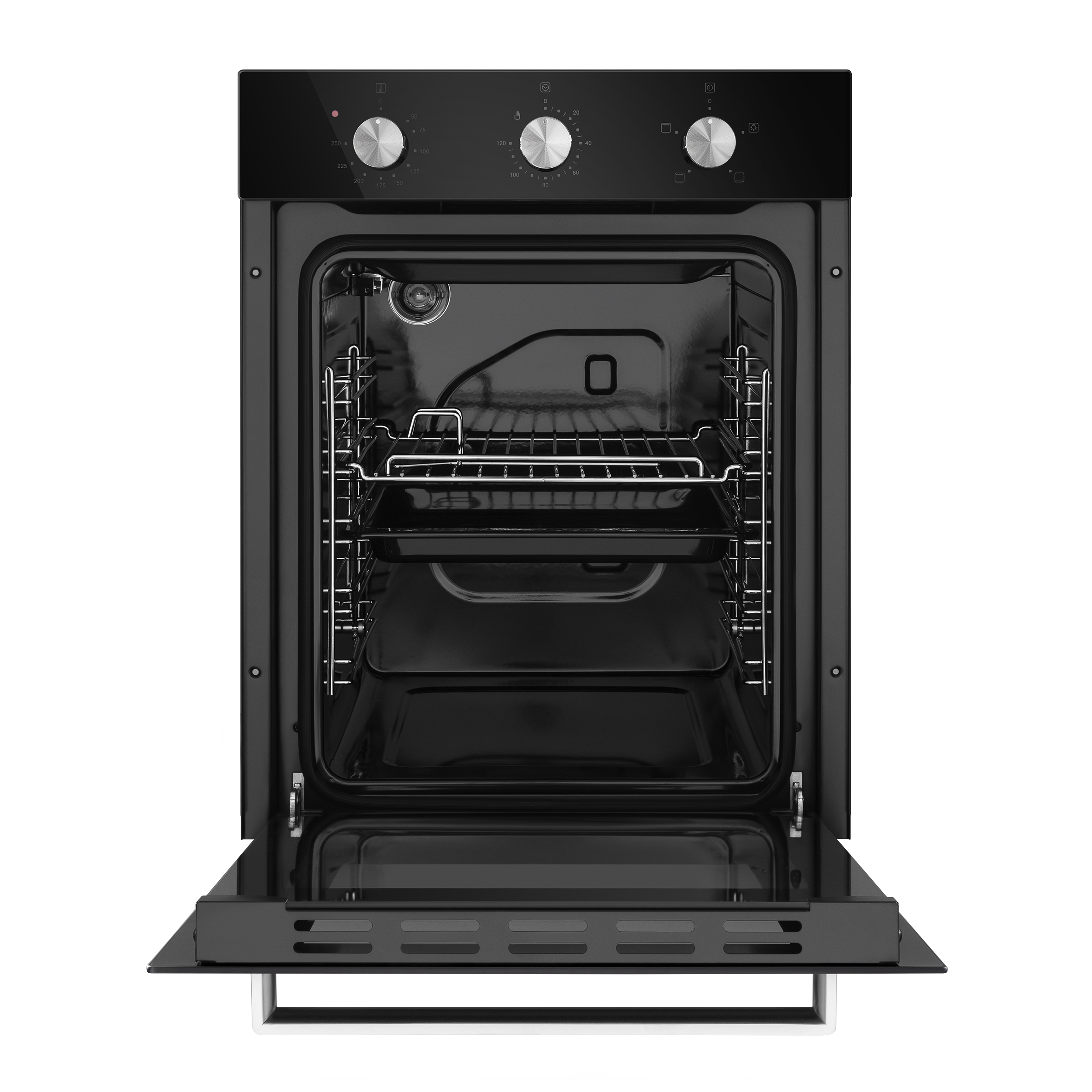 Изображение товара Электрический встраиваемый духовой шкаф HOMSAIR OES456BK 56 л с грилем и подсветкой