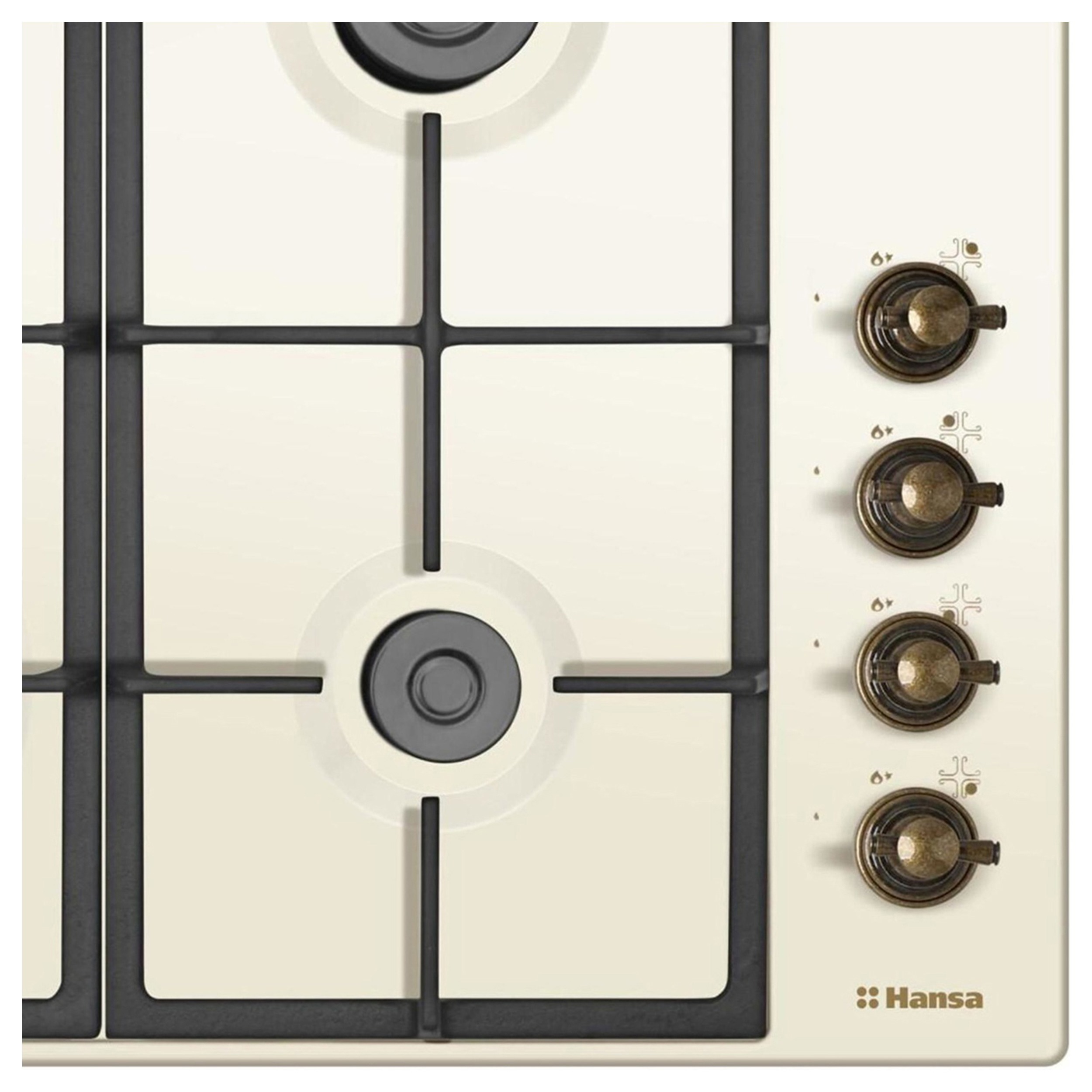 Изображение товара Газовая варочная панель Hansa BHGY620390 4 конфорки бежевый