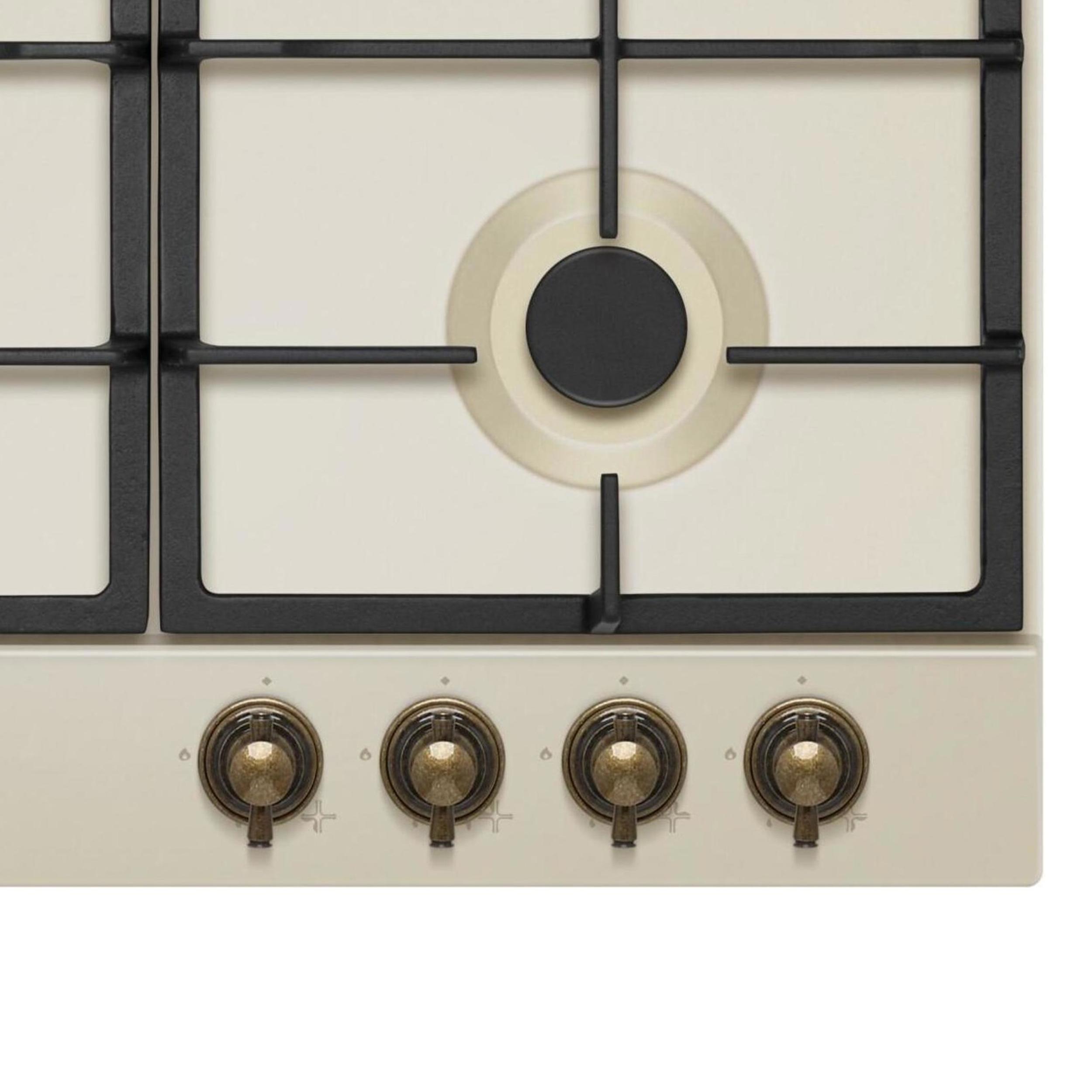 Изображение товара Газовая варочная панель Hansa BHGY630390 59 см 4 конфорки цвет бежевый