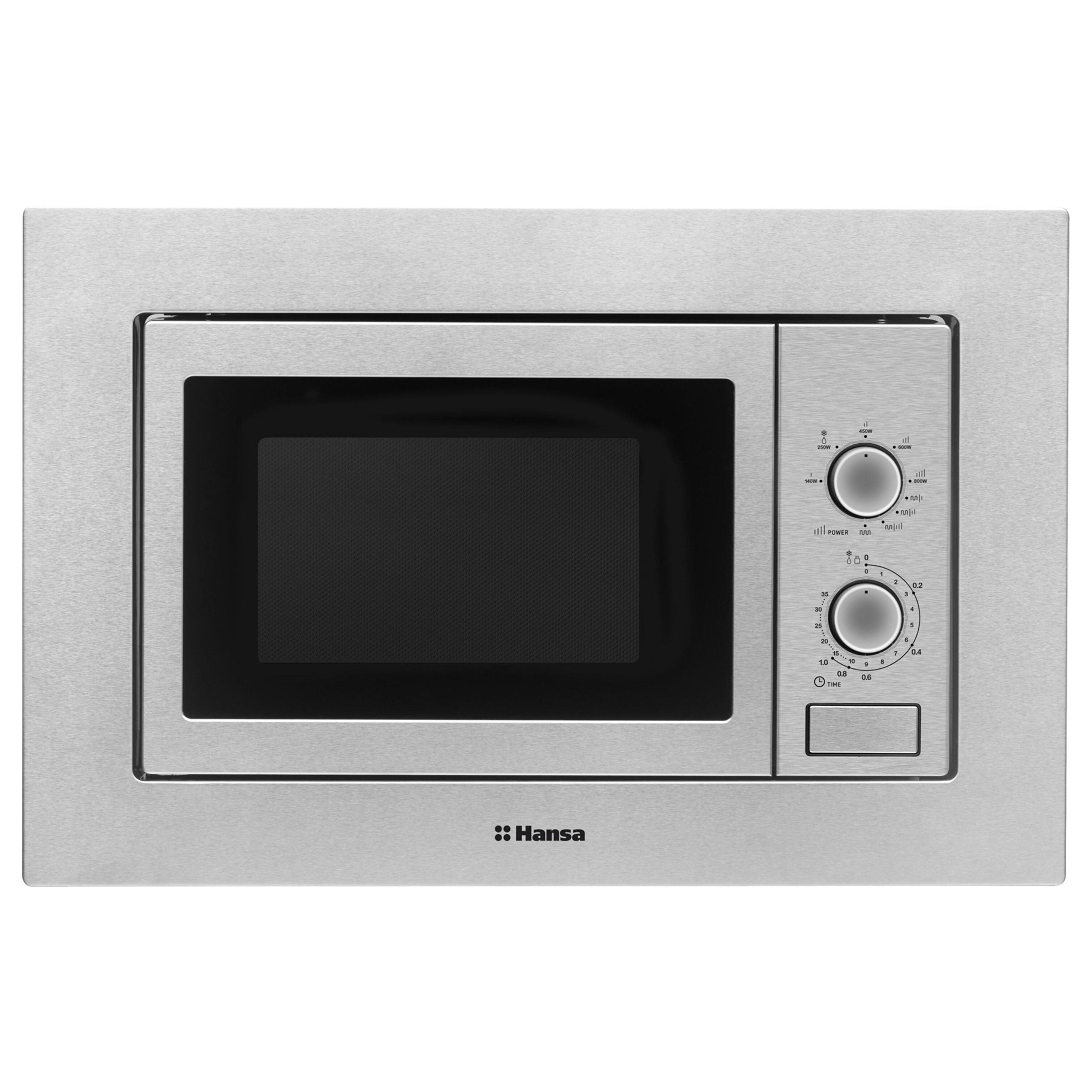 Изображение товара Встраиваемая микроволновая печь Hansa AMM20BMXH с грилем серебристый