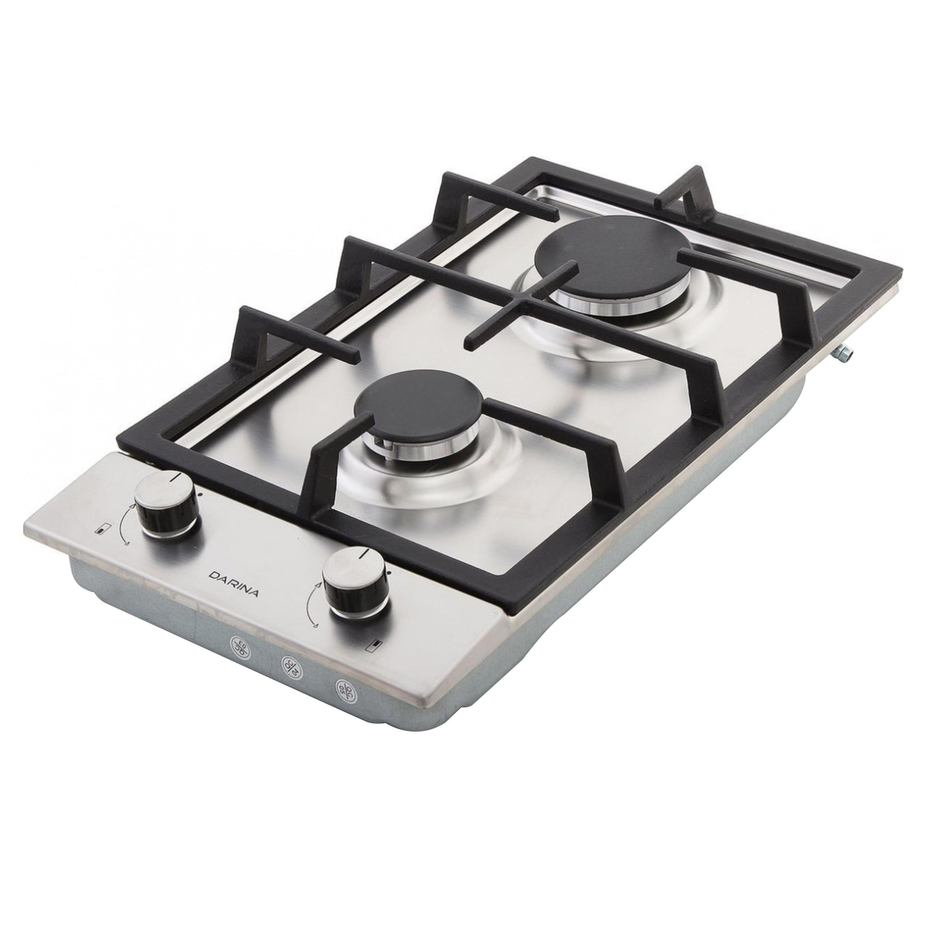 Изображение товара Газовая варочная панель Darina 1T2 M524 Х серебряная компактная для кухни