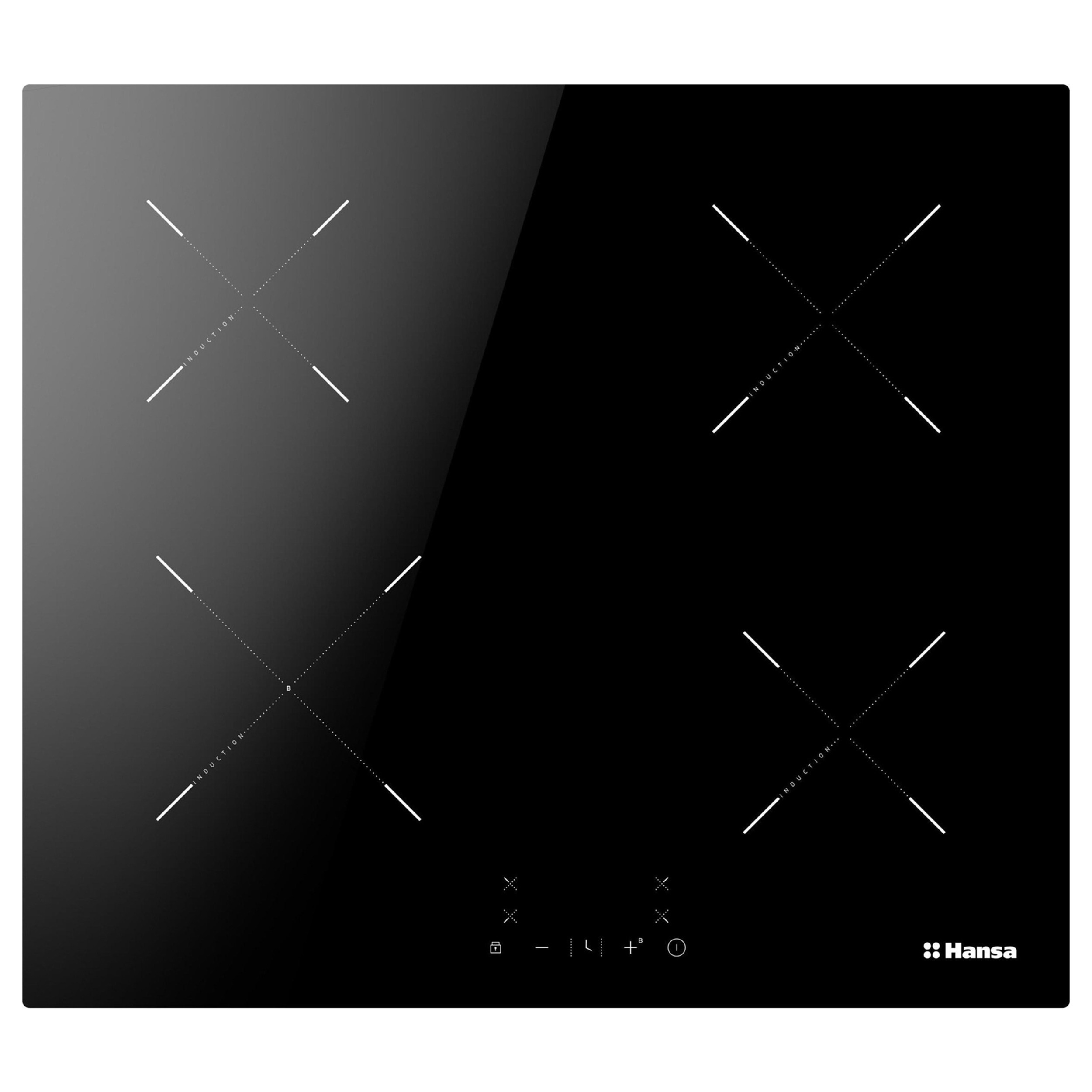 Изображение товара Индукционная варочная панель Hansa BHI68302 59 см 4 конфорки черный