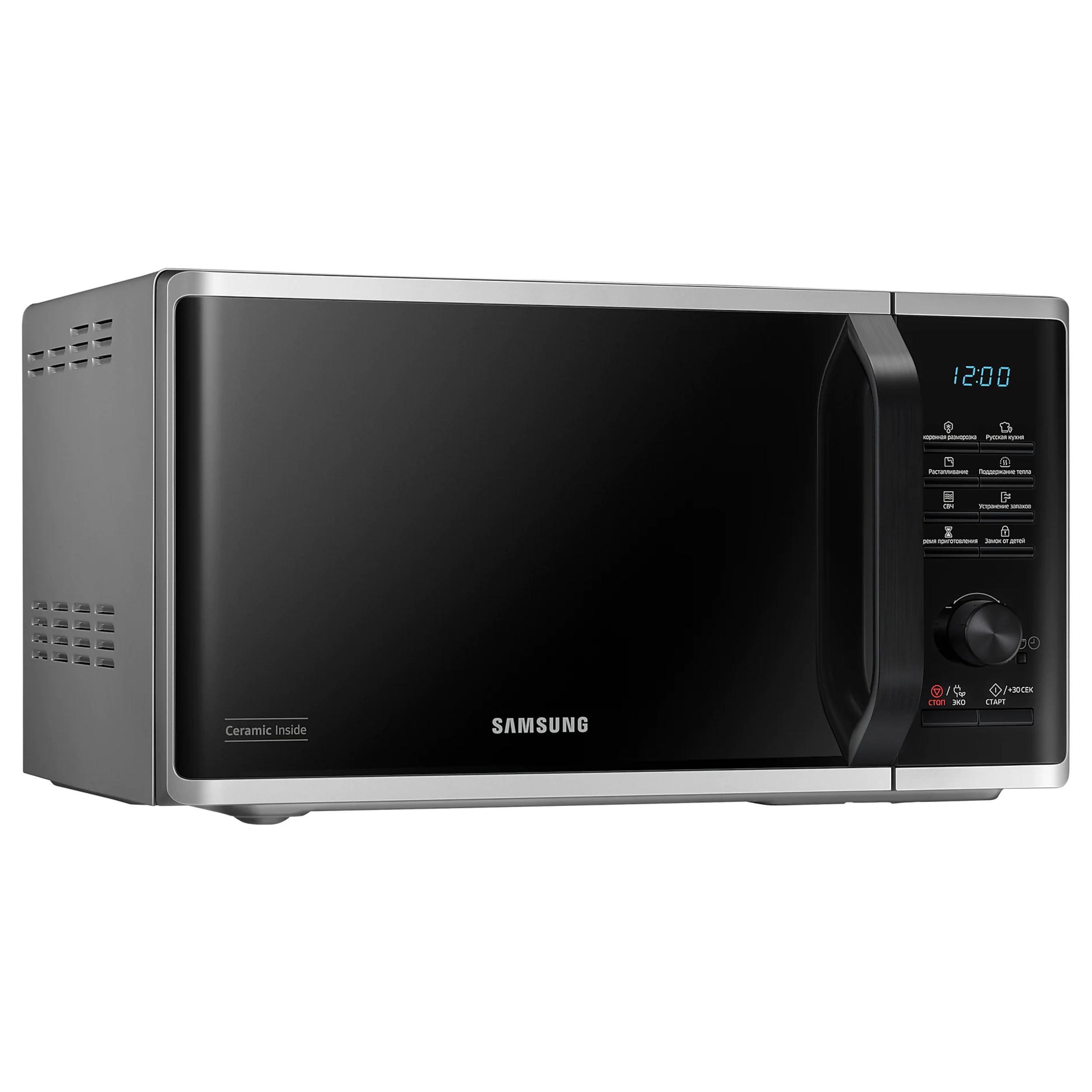 Изображение товара Микроволновая печь Samsung MS23K3515AS 23 л 800 Вт электронное управление