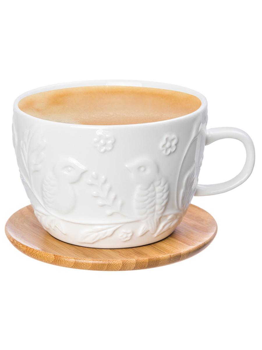 Изображение товара Чашка ELAN GALLERY Птички на ветке 540217 500 мл