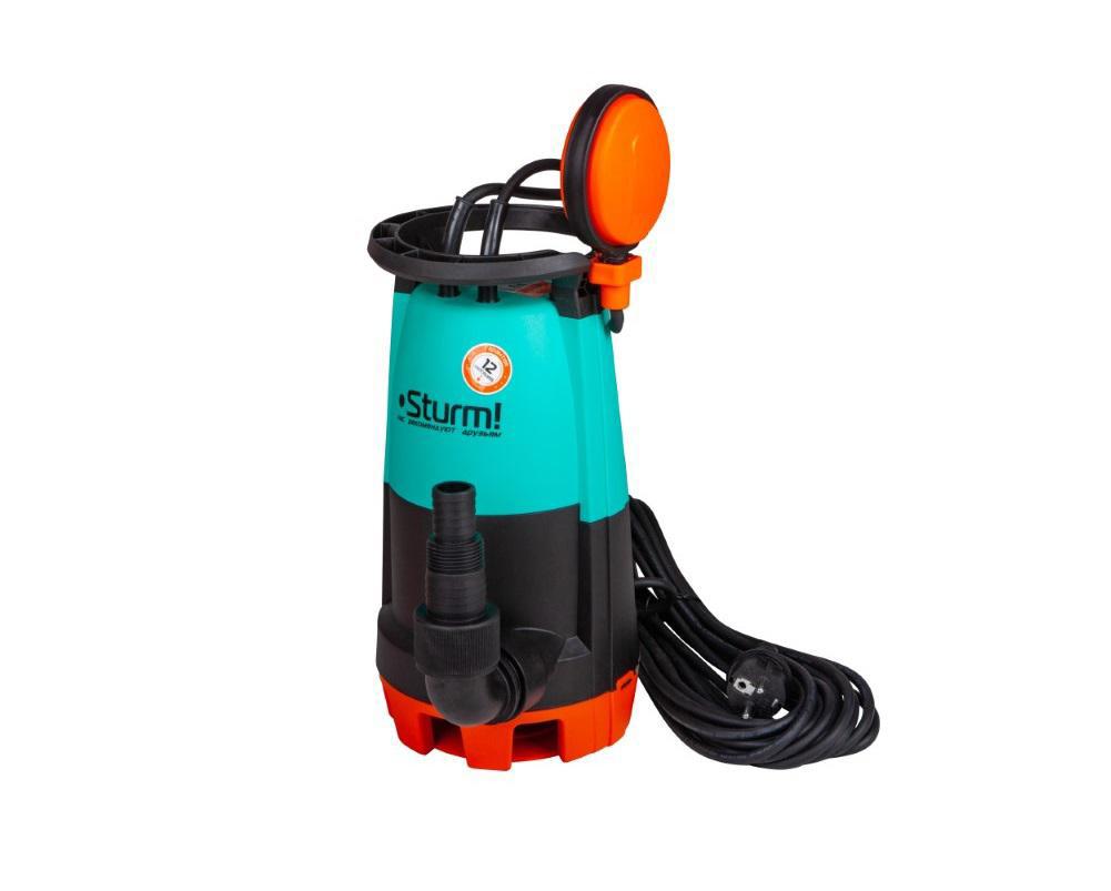 Изображение товара Насос погружной дренажный Sturm! Wp9775pu грязная вода расход 15900 л/ч