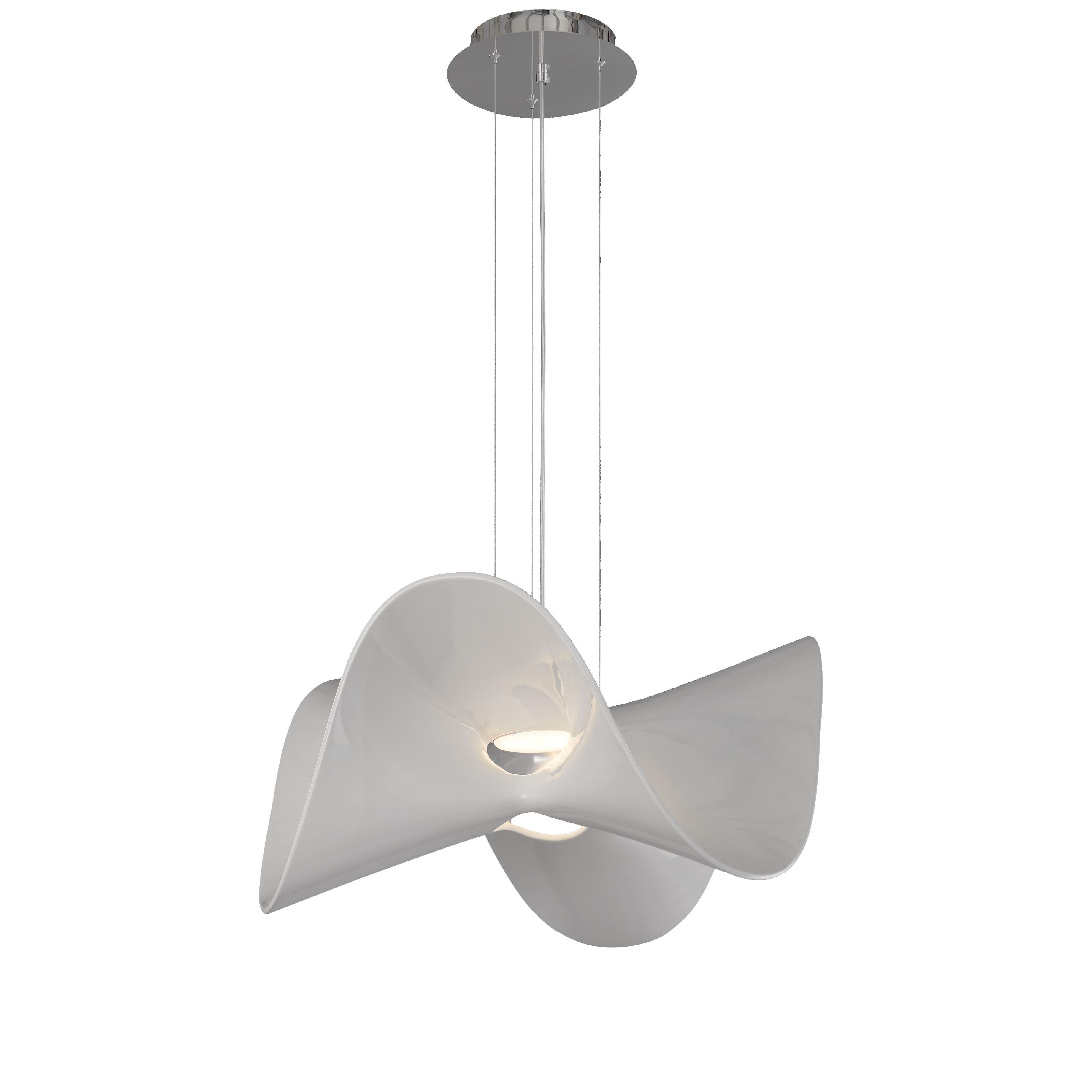 Изображение товара Люстра Mantra Manta 5876 серебристая теплый белый свет LED Испания