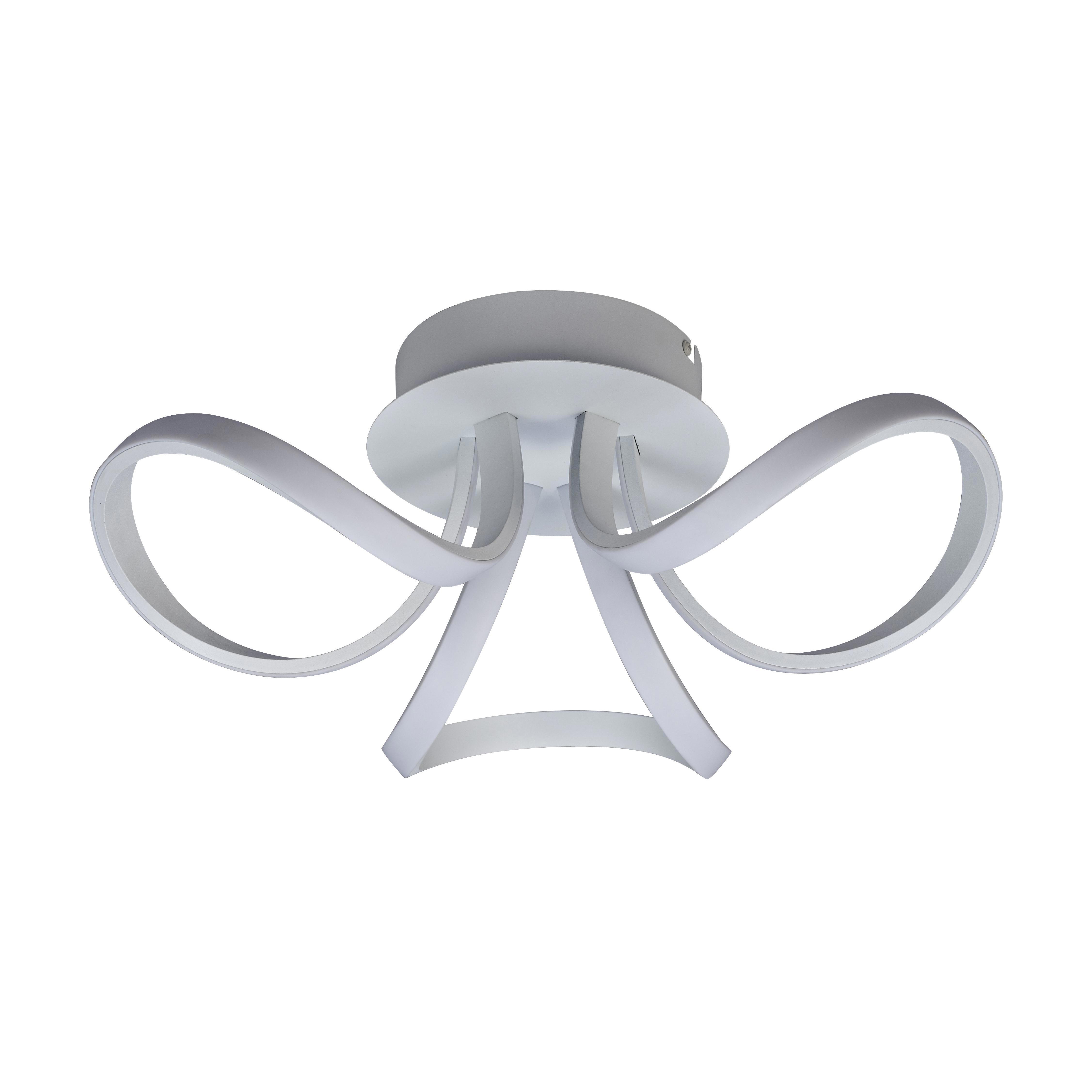 Изображение товара Люстра Mantra Knot Led 6036 современная потолочная с воздушными петлями, 36W, нейтральный белый све