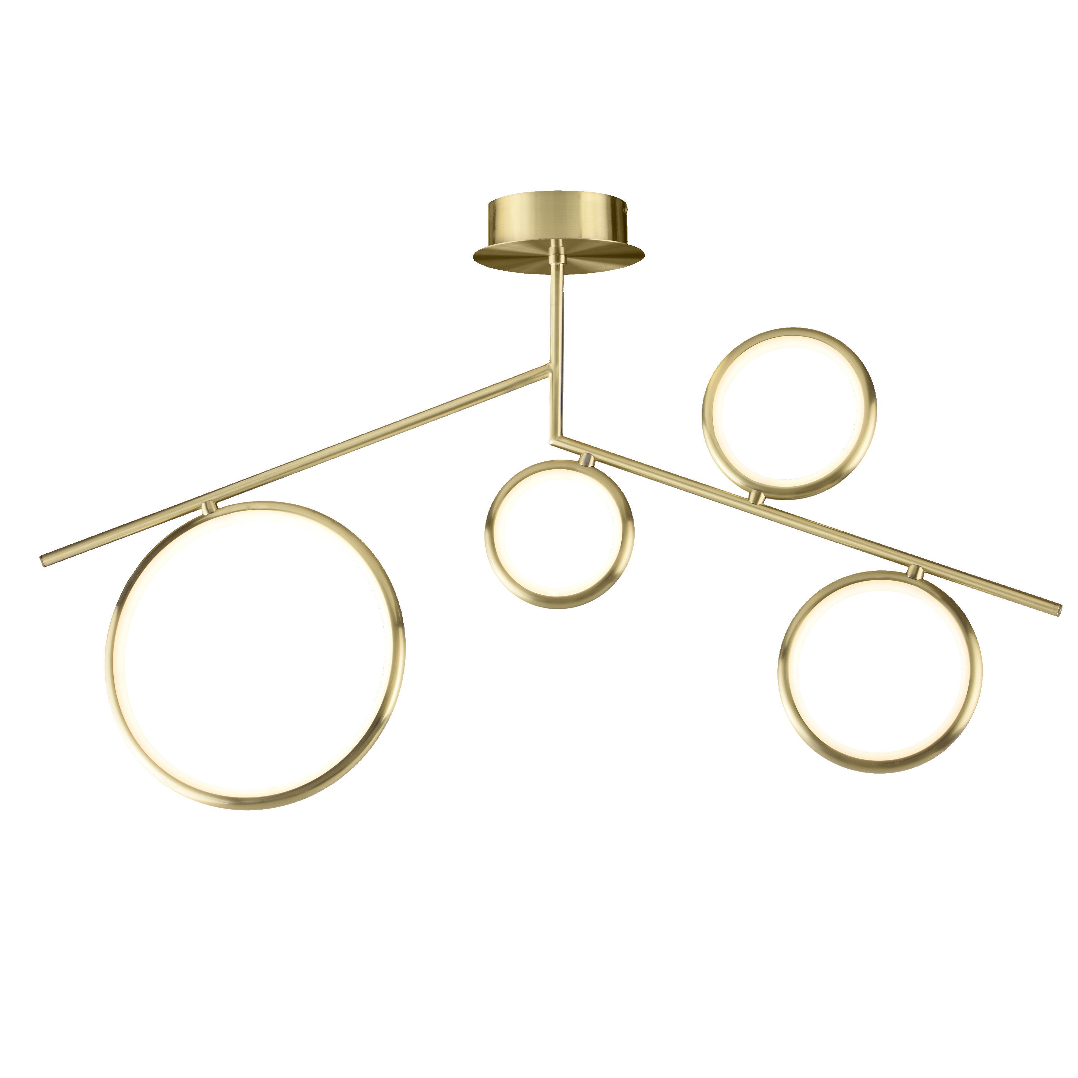 Изображение товара Потолочный светильник Mantra Olimpia 6580 теплый белый свет цвет золотой