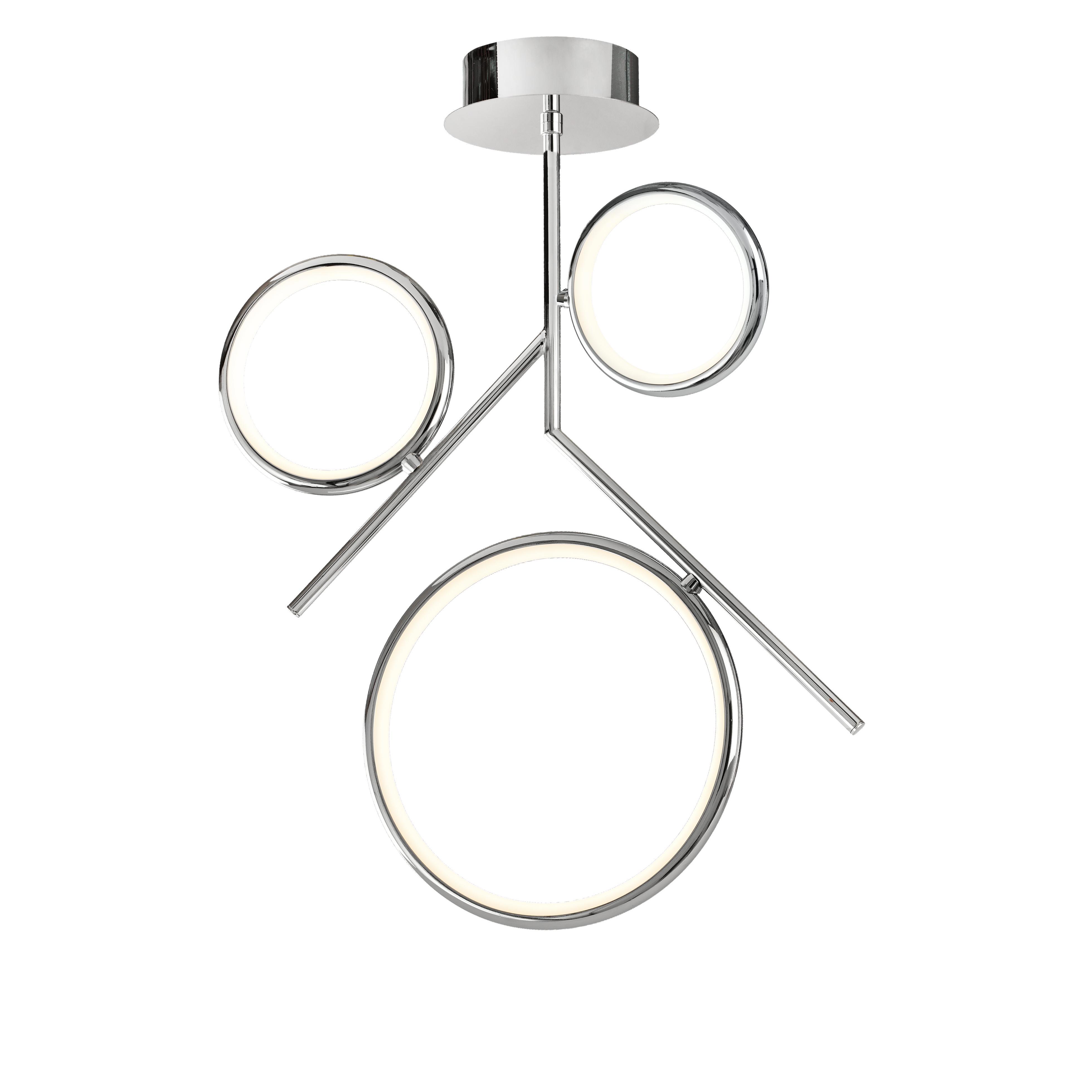 Изображение товара Потолочный светильник Mantra Olimpia 6591 серебряный современный дизайн