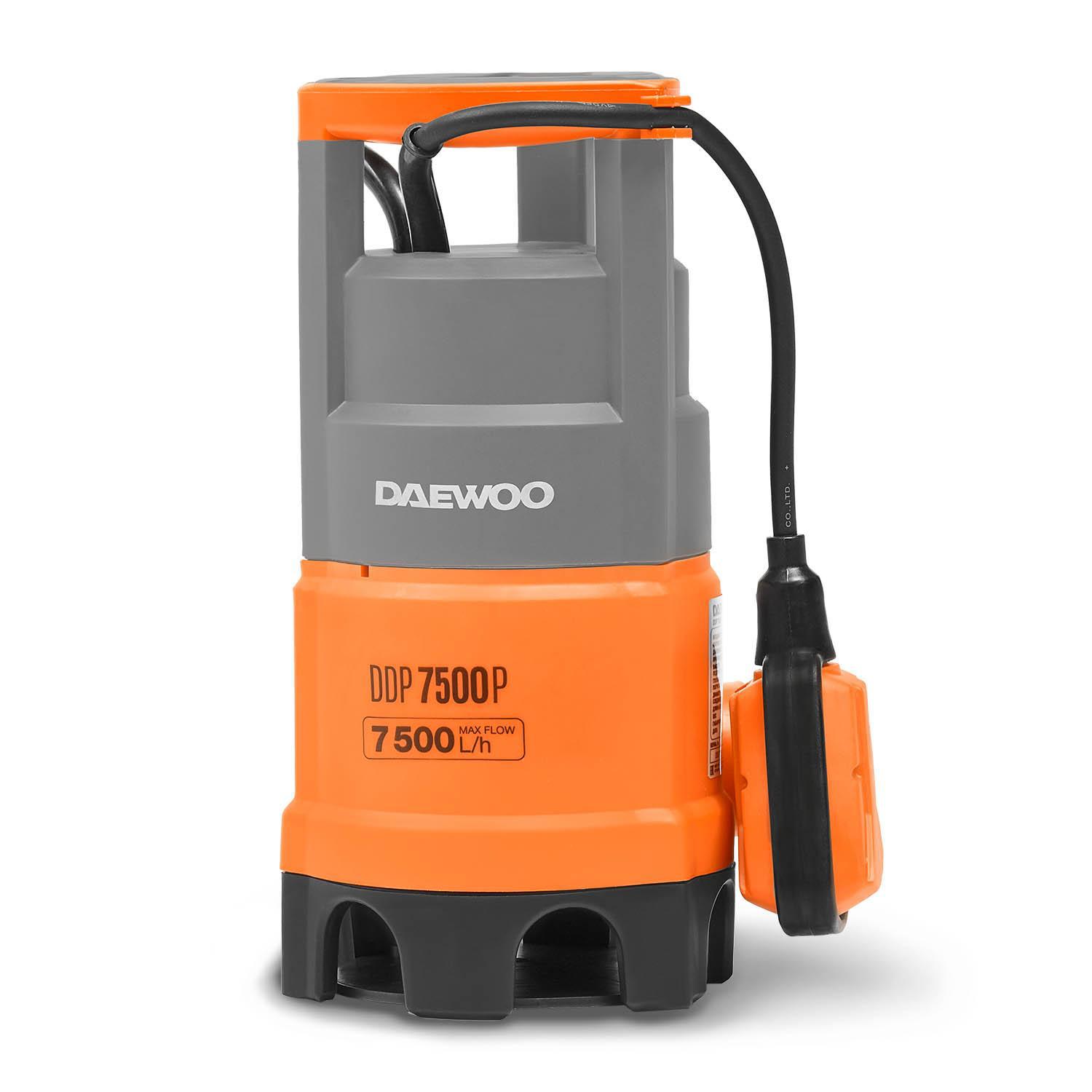 Изображение товара Насос погружной дренажный Daewoo Ddp 7500p чистая вода расход 7500 л/ч