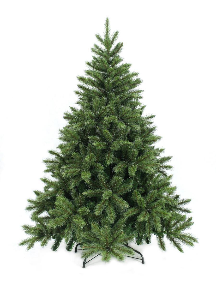 Изображение товара Искусственная ель Beatrees Crystal 130 см с серебристым инеем для новогоднего оформления