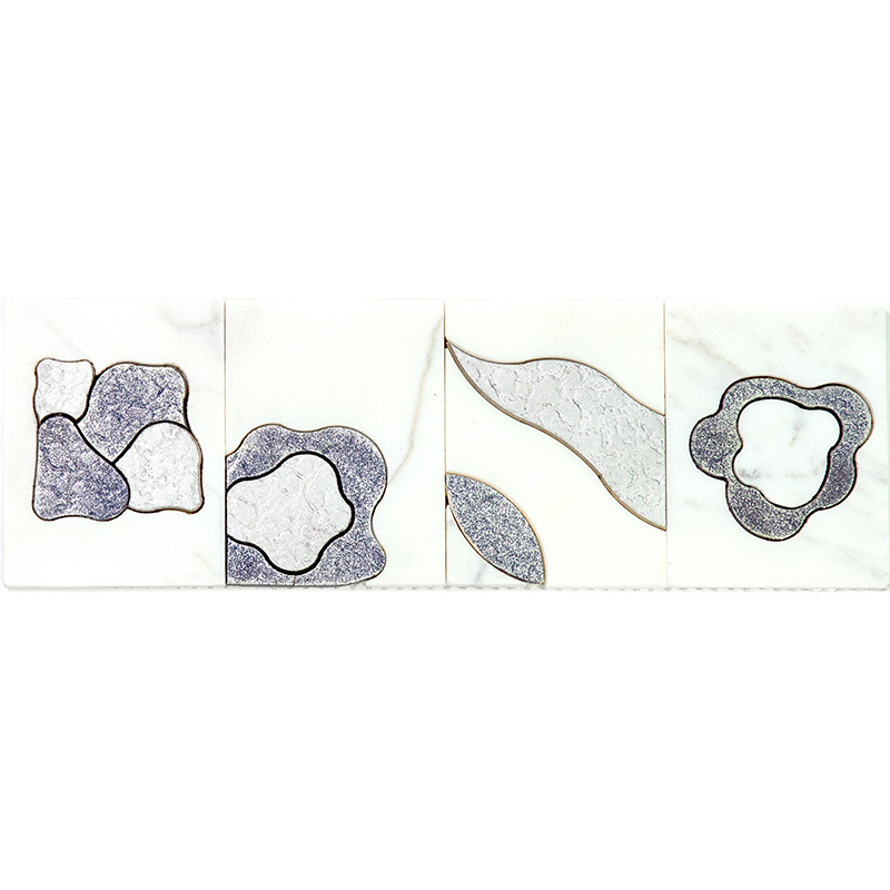 Изображение товара Мозаика Skalini Бордюры MF-2 мрамор 30.5x10 см для интерьера и экстерьера