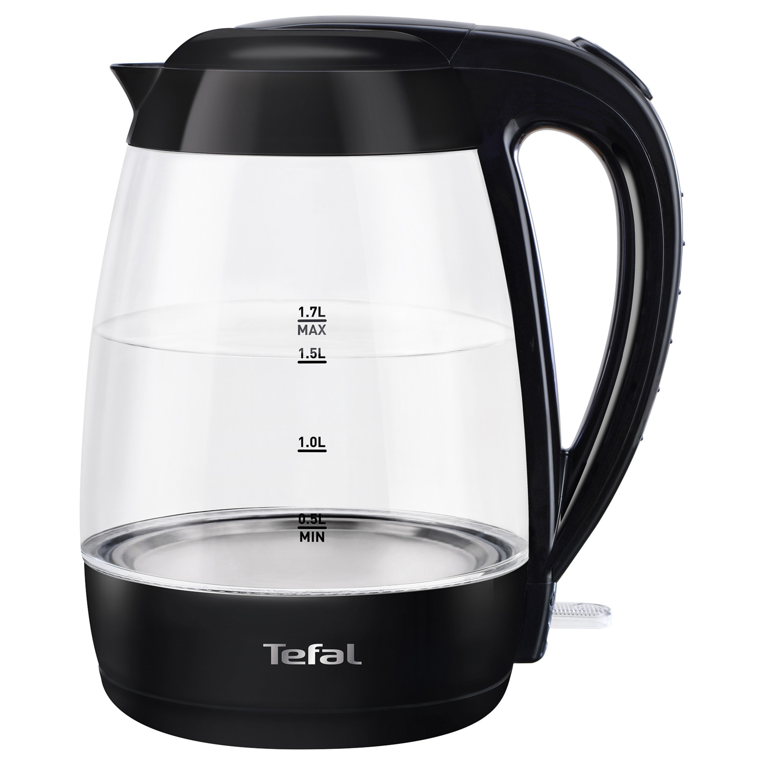 Изображение товара Электрический чайник Tefal 1.7 л стекло цвет черный KO450832