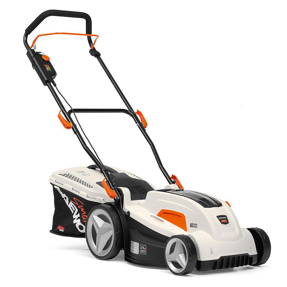 Изображение товара Аккумуляторная газонокосилка DAEWOO DLM 4040Li 40 В 40 см с регул высоты