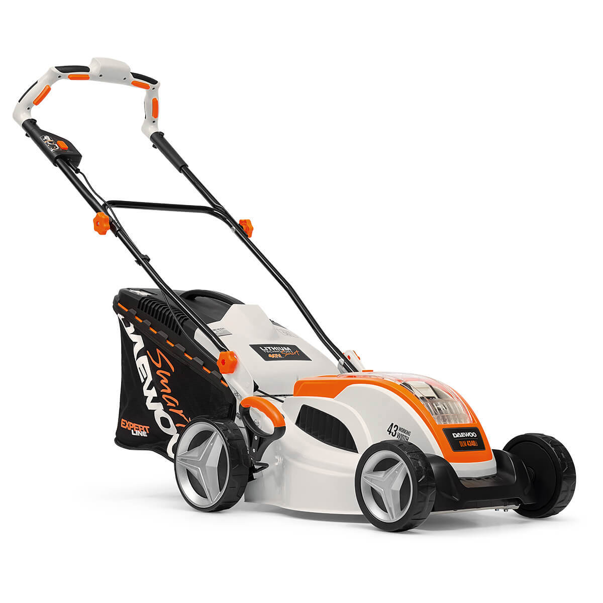 Изображение товара Аккумуляторная газонокосилка Daewoo DLM 4340Li 40В 43см 3 в 1 с травосборником