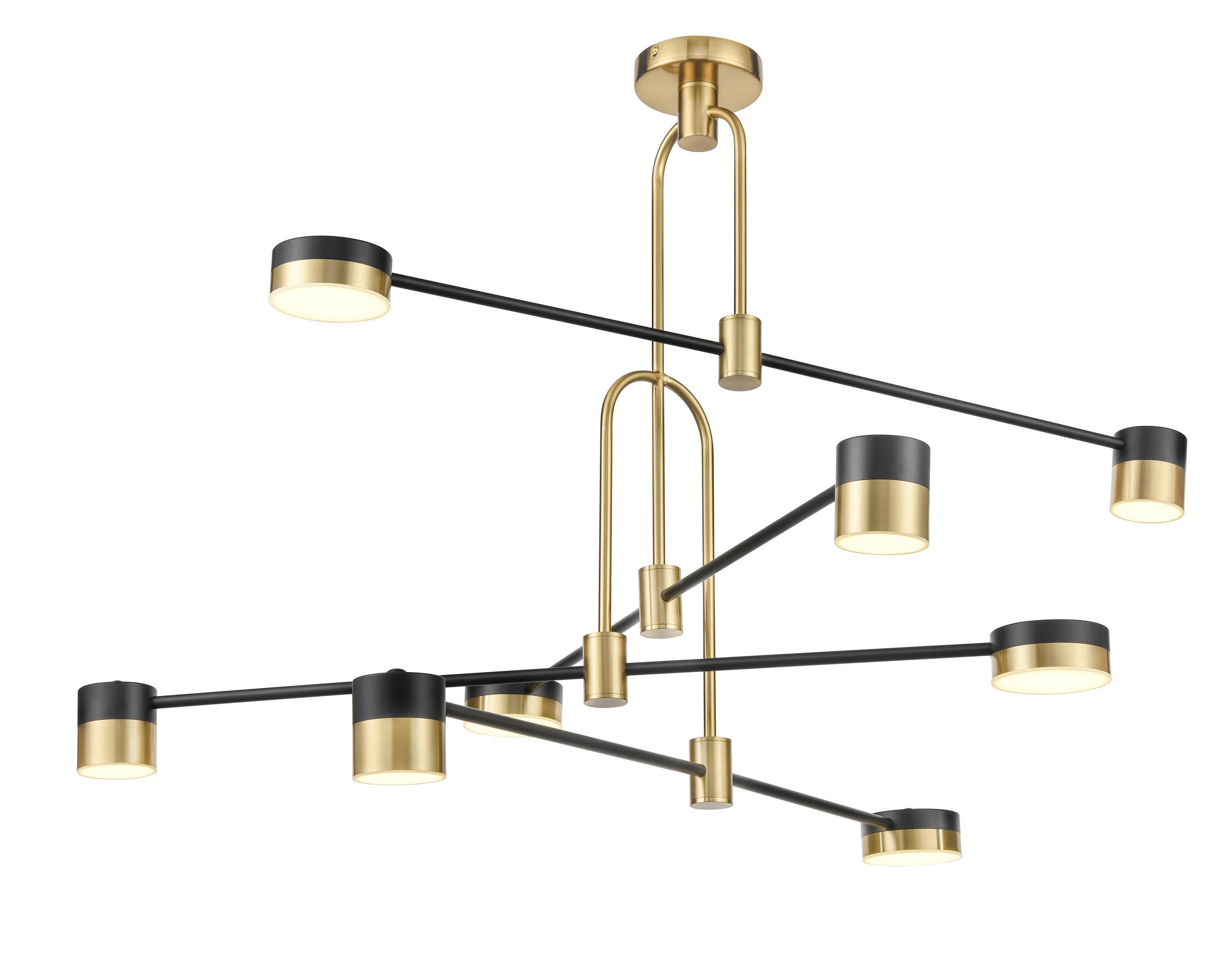 Изображение товара Современная подвесная люстра VELE LUCE Orchestra VL7204L08 24 м² теплый белый цвет