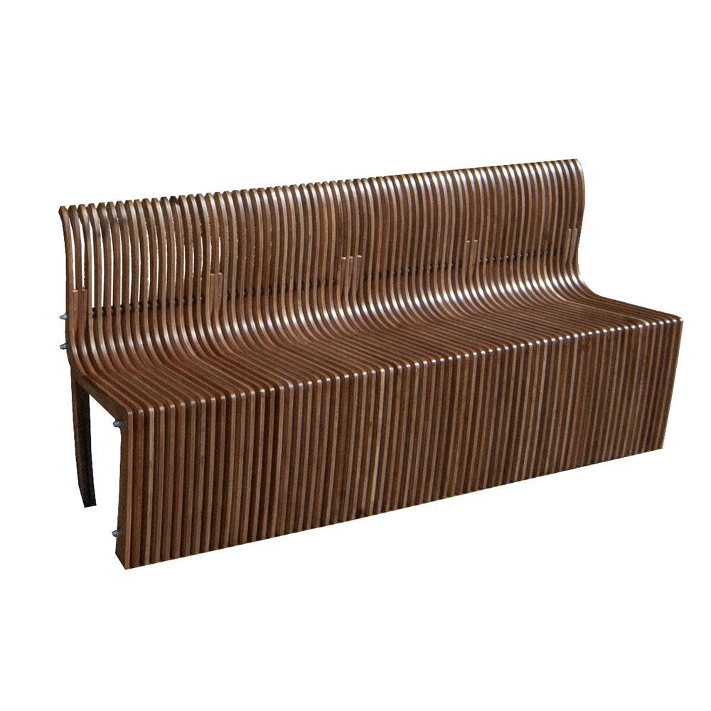 Изображение товара Деревянная садовая скамейка Sedeo Banco Line для улицы, 3 места