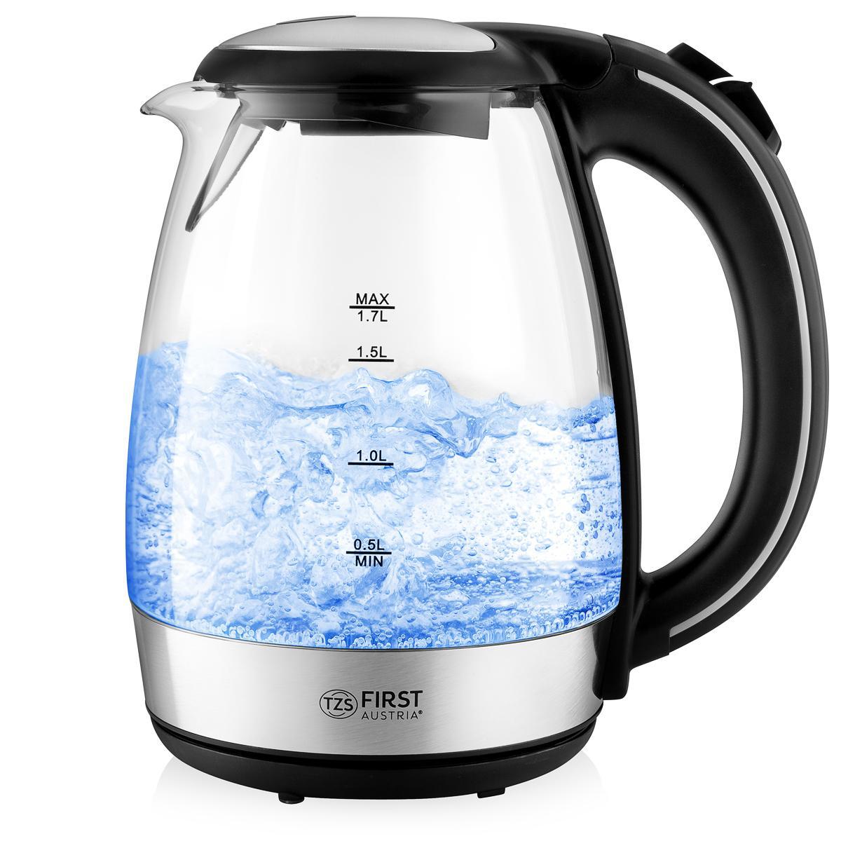 Изображение товара Электрический чайник First FA-5404-2-BA 1.7 л стекло цвет черный