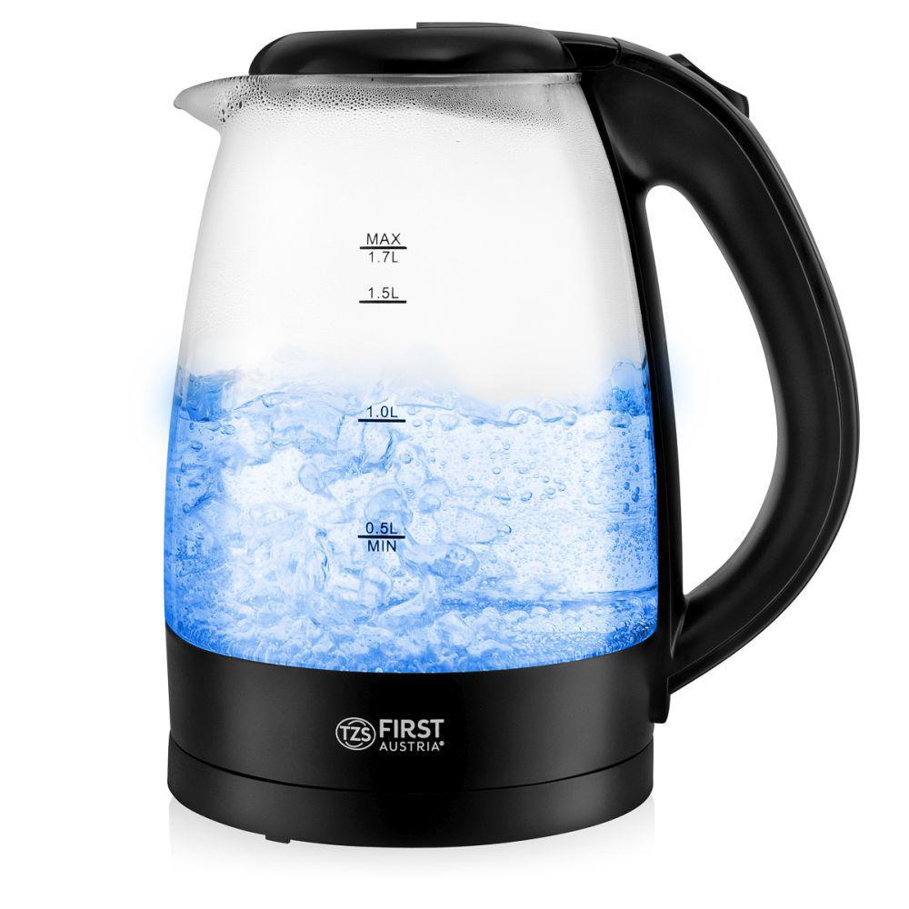 Изображение товара Электрический чайник First FA-5404-1-BA 1.7 л стекло цвет черный