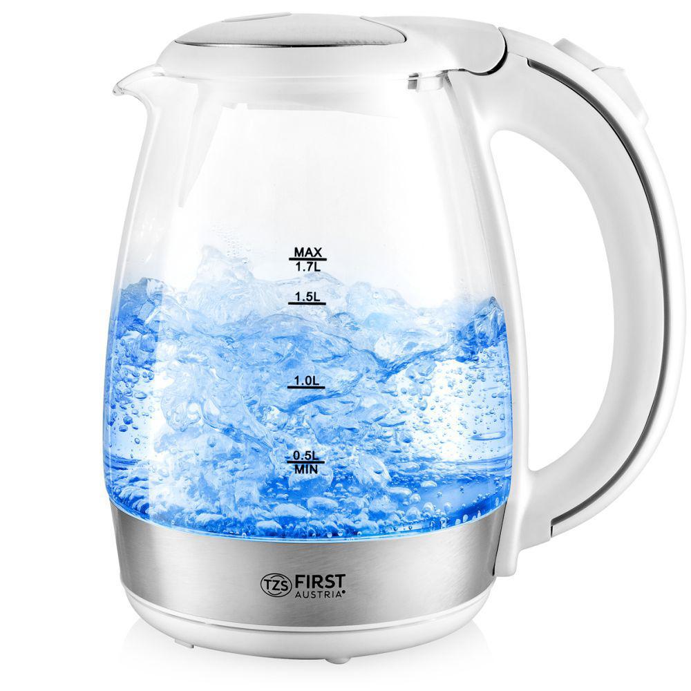 Изображение товара Электрический чайник First FA-5404-2-WI 1.7 л стекло белый с подсветкой