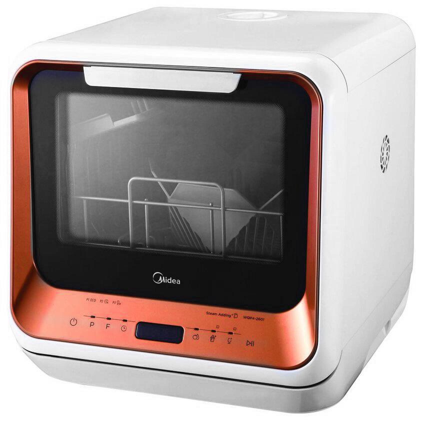Изображение товара Посудомоечная машина MIDEA MCFD42900OR MINI компактная с 6 программами и защитой от протечек