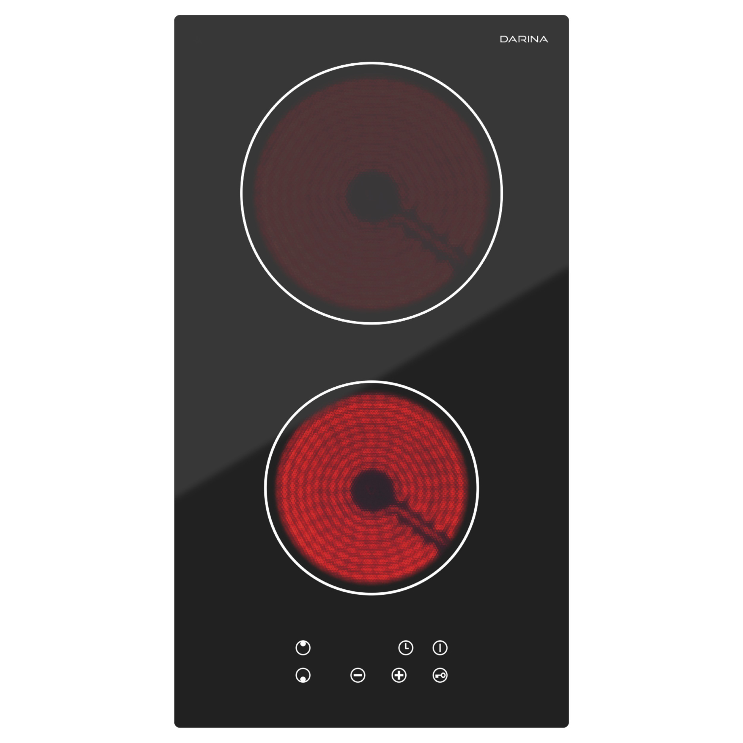 Изображение товара Электрическая варочная панель Darina P E545 B 2 конфорки черная компактная