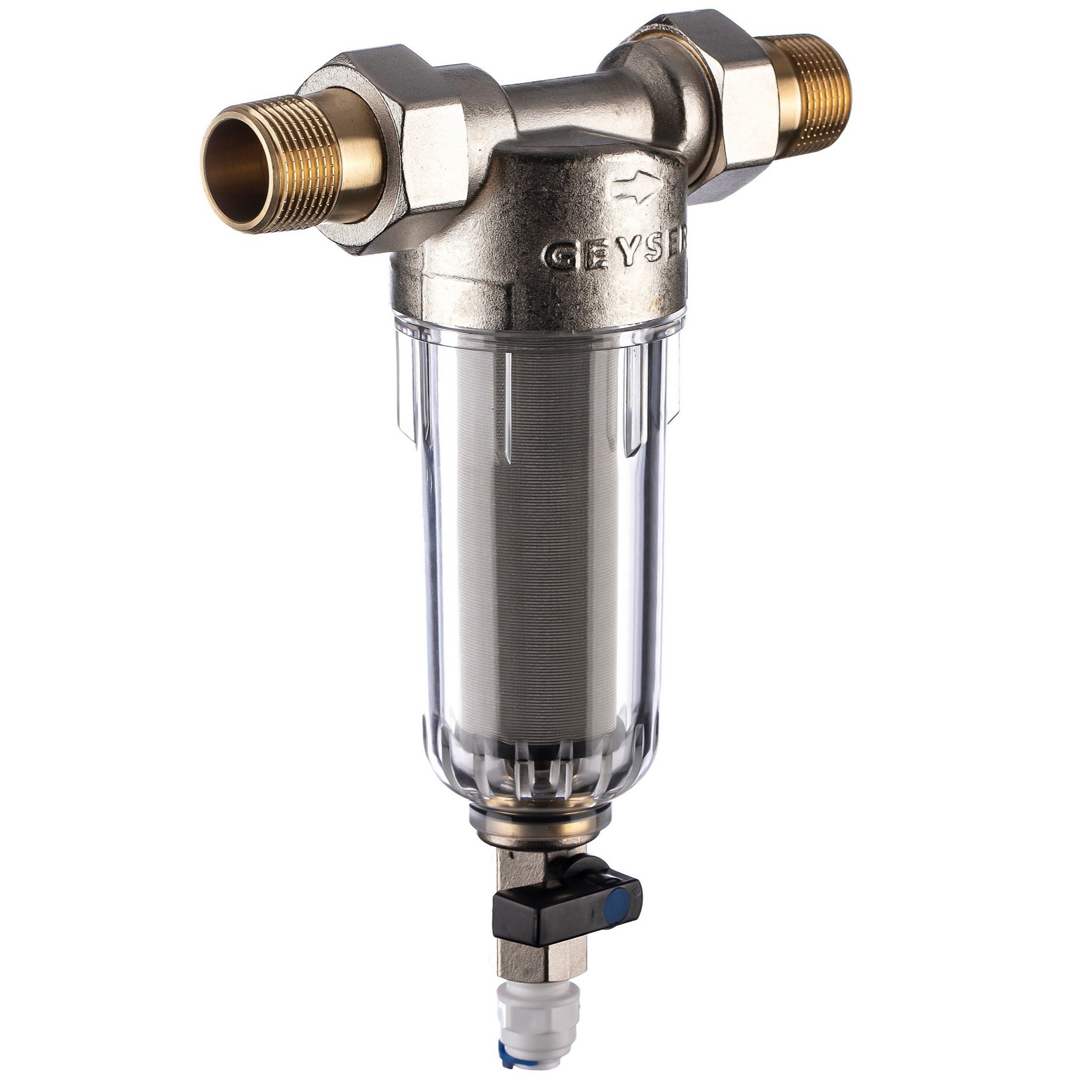 Изображение товара Магистральный фильтр Гейзер Бастион 111 для холодной воды 3/4 дюйма