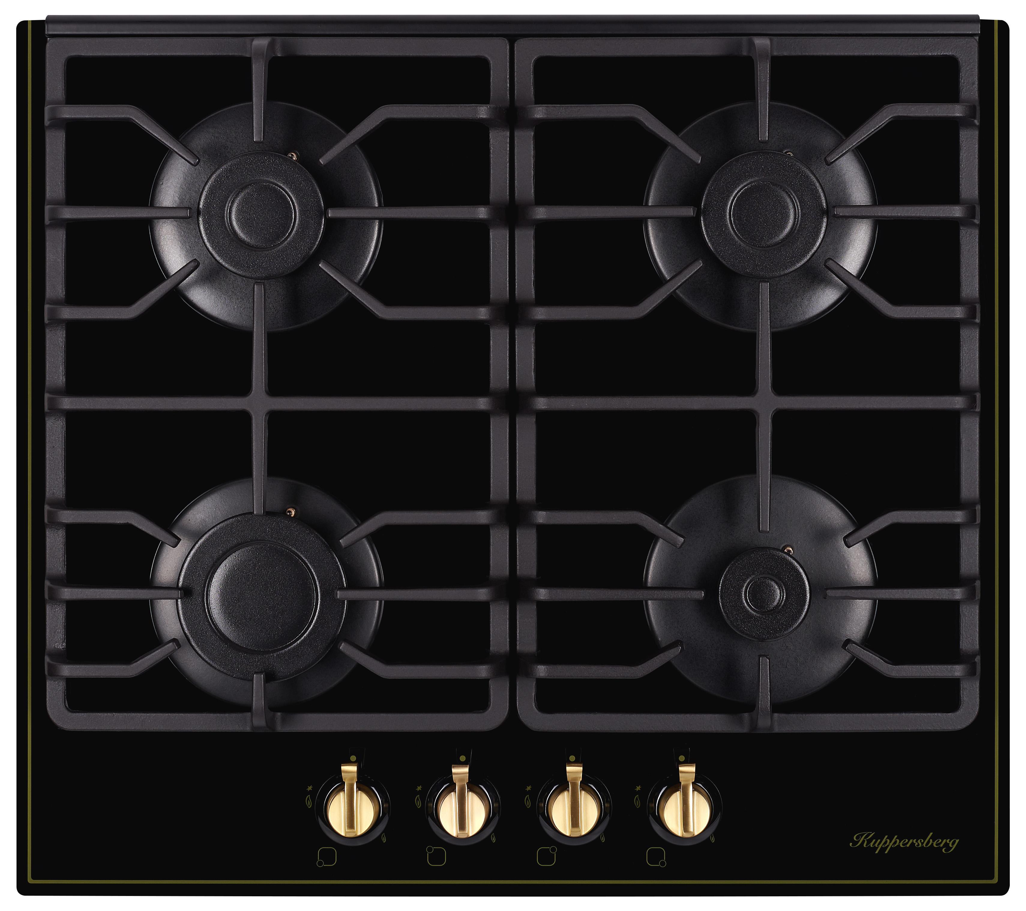 Изображение товара Газовая варочная панель Kuppersberg FQ 601 B 59 см 4 конфорки цвет черный