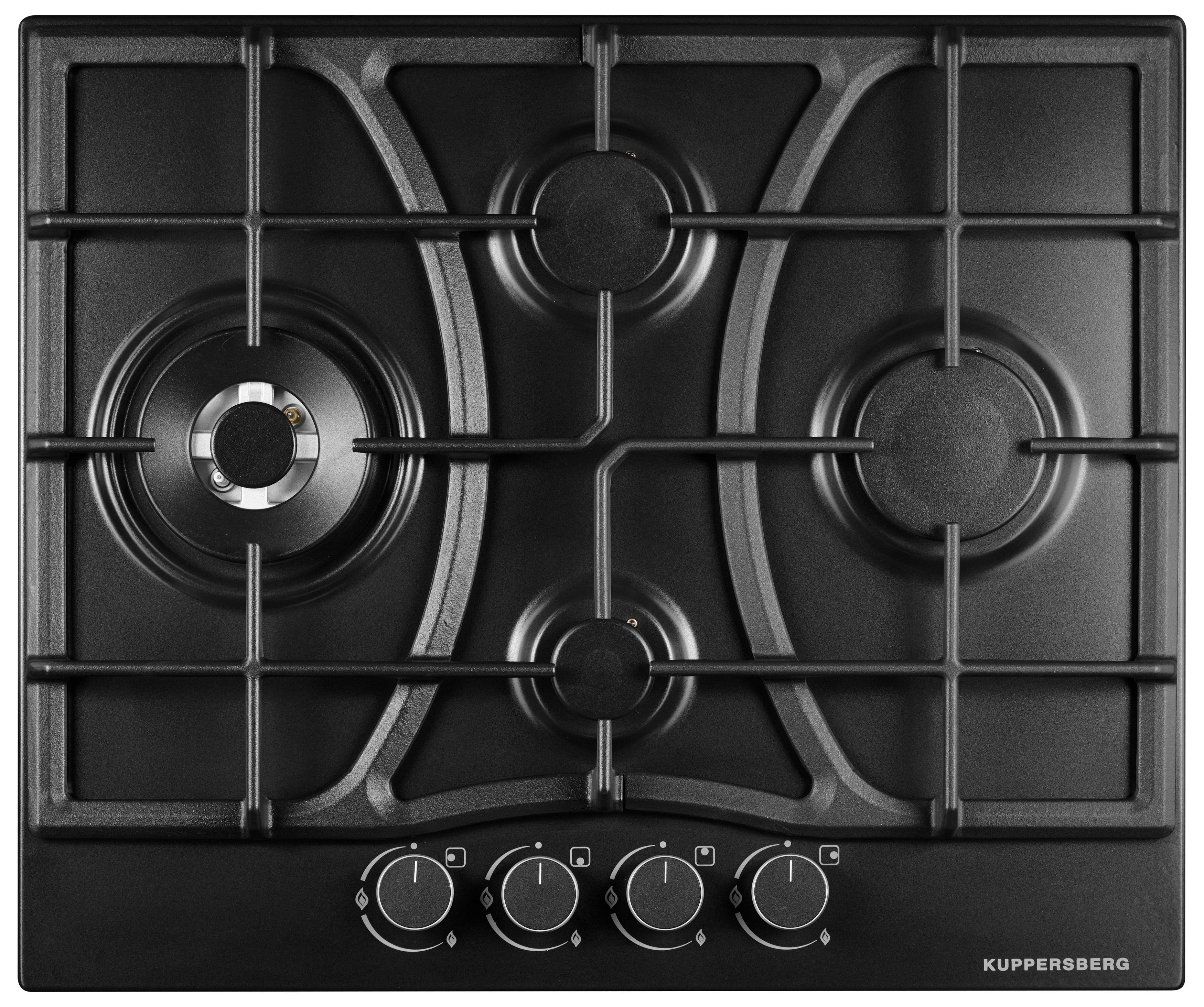 Изображение товара Газовая варочная панель Kuppersberg FS 65 Ant 4 конфорки цвет антрацит