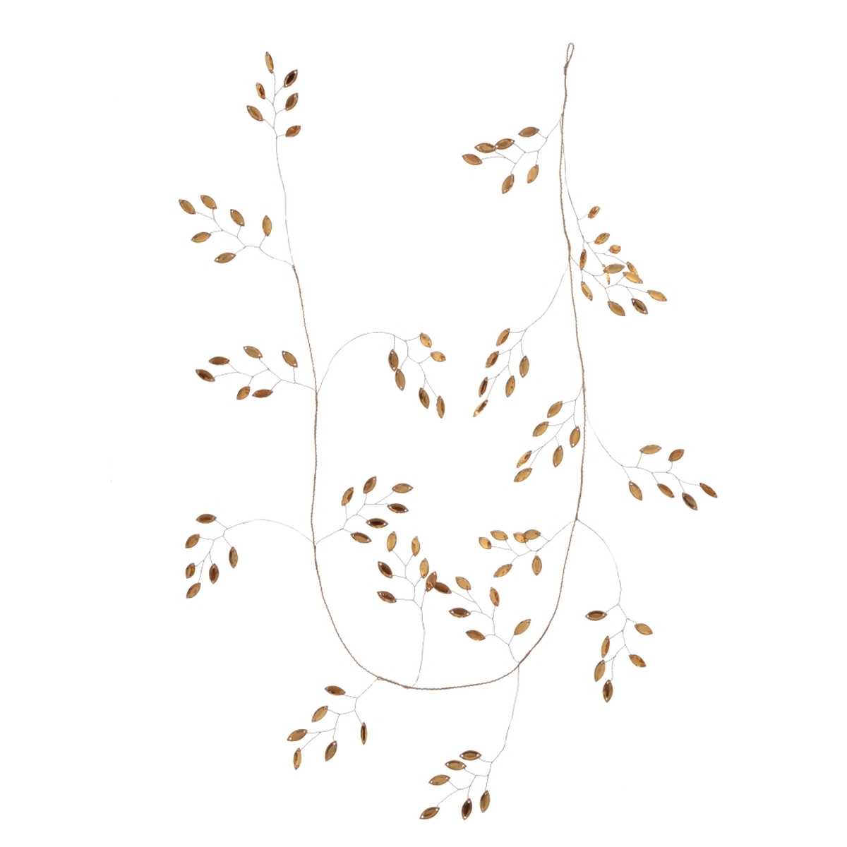 Изображение товара Новогодняя гирлянда 3x120 см золотая для украшения