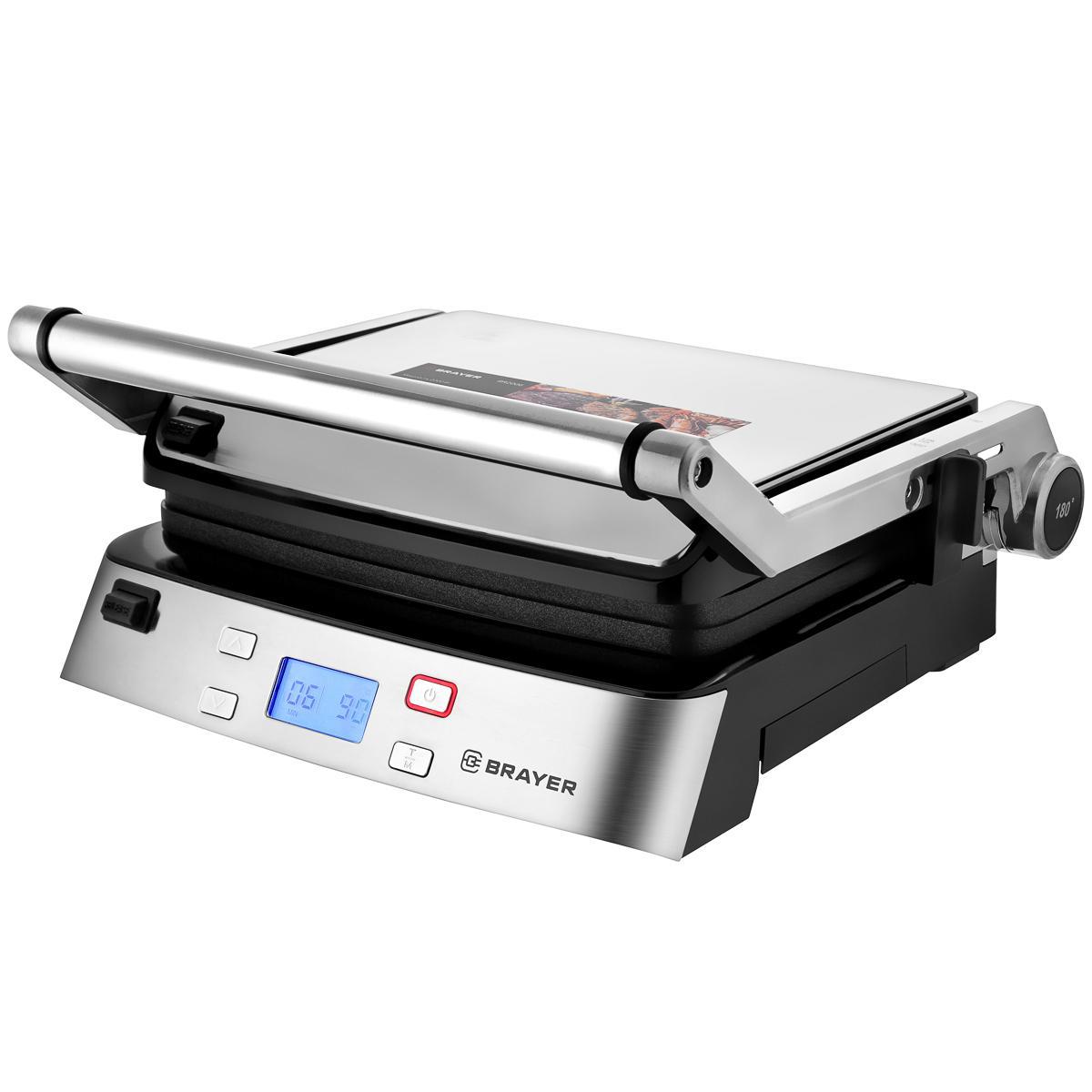 Изображение товара Гриль электрический Brayer BR2006 2000 Вт цвет черный