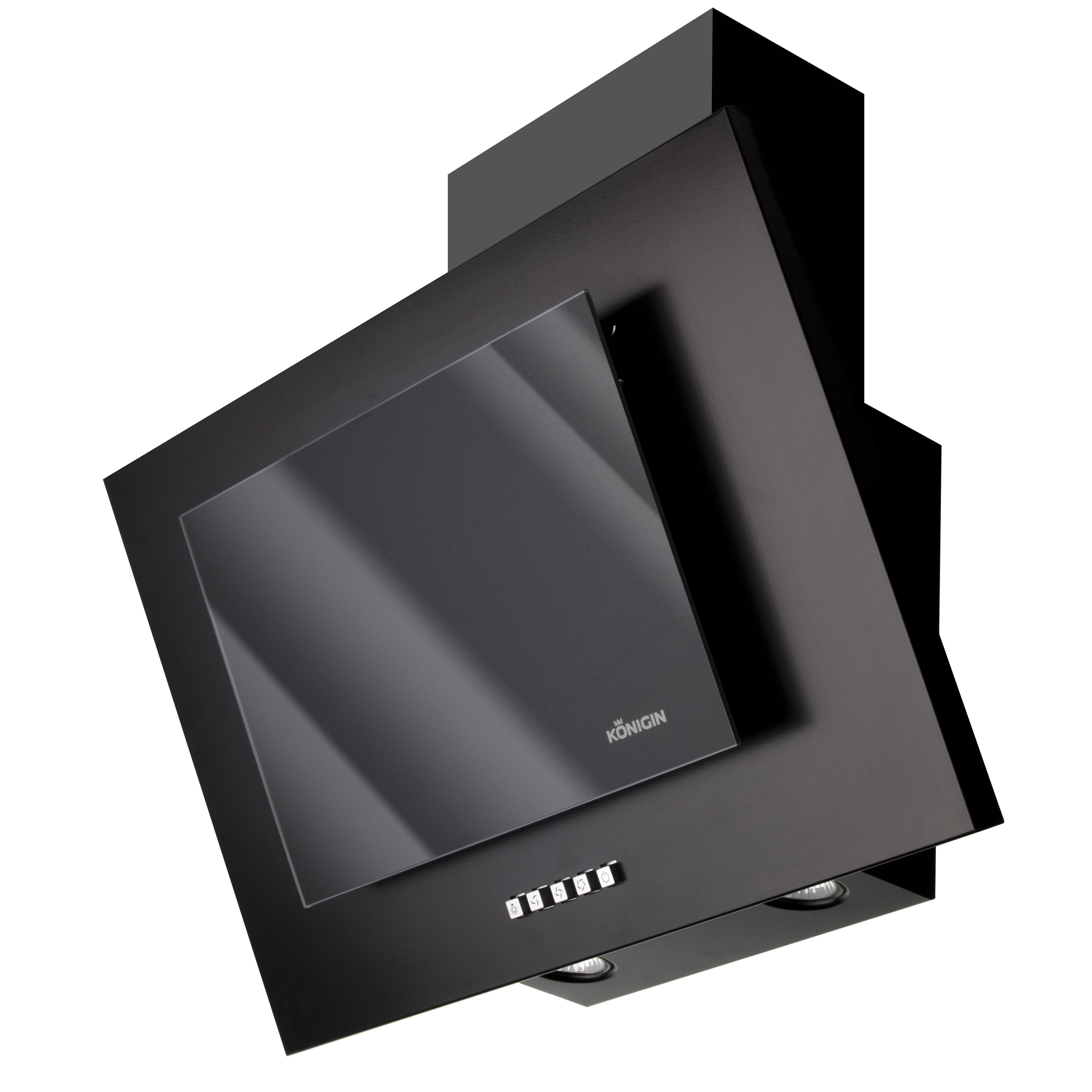 Изображение товара Кухонная вытяжка Konigin Neo Black 50 встраиваемая современная с LED освещением