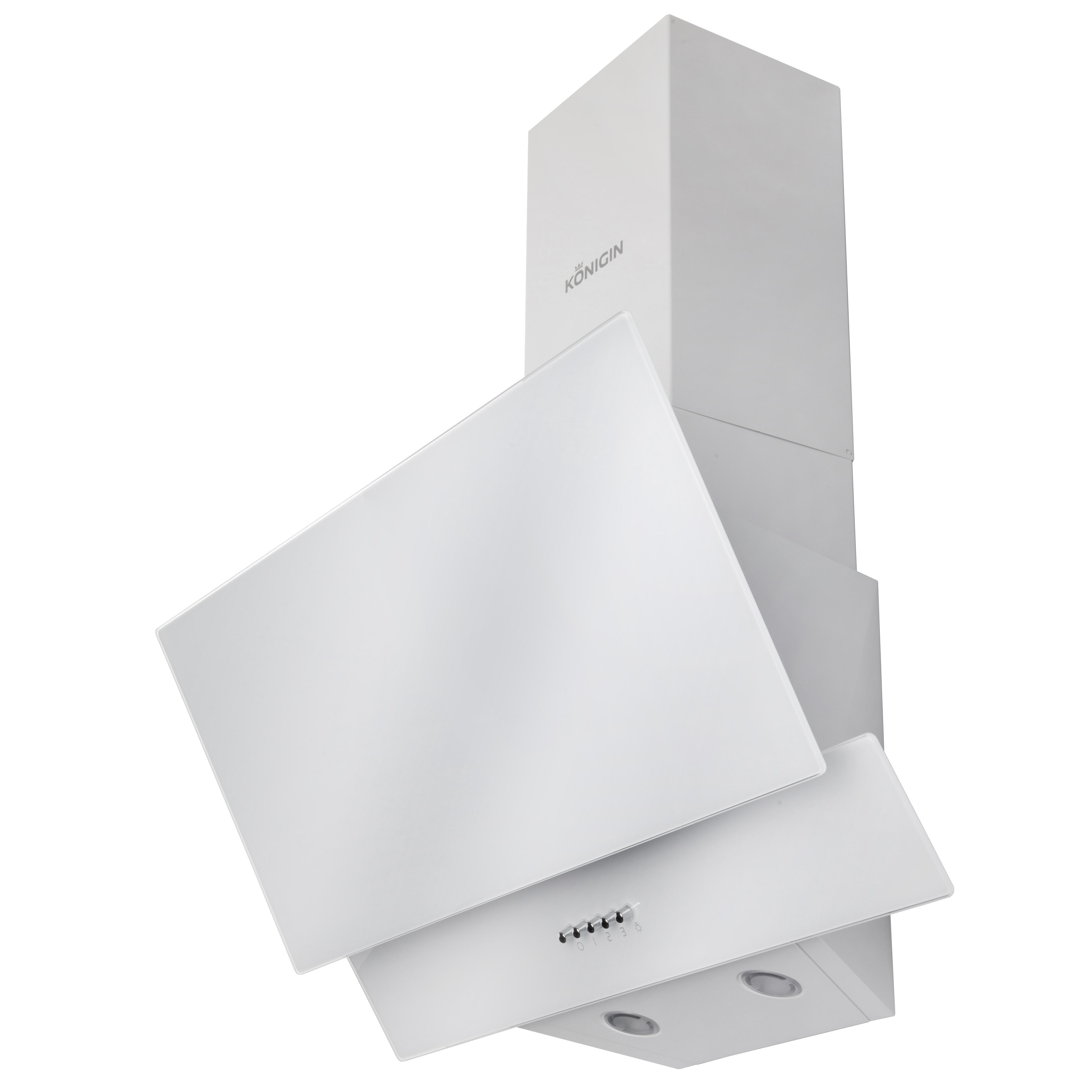 Изображение товара Встраиваемая вытяжка KONIGIN Oriole White 50 наклонная стеклянная модель