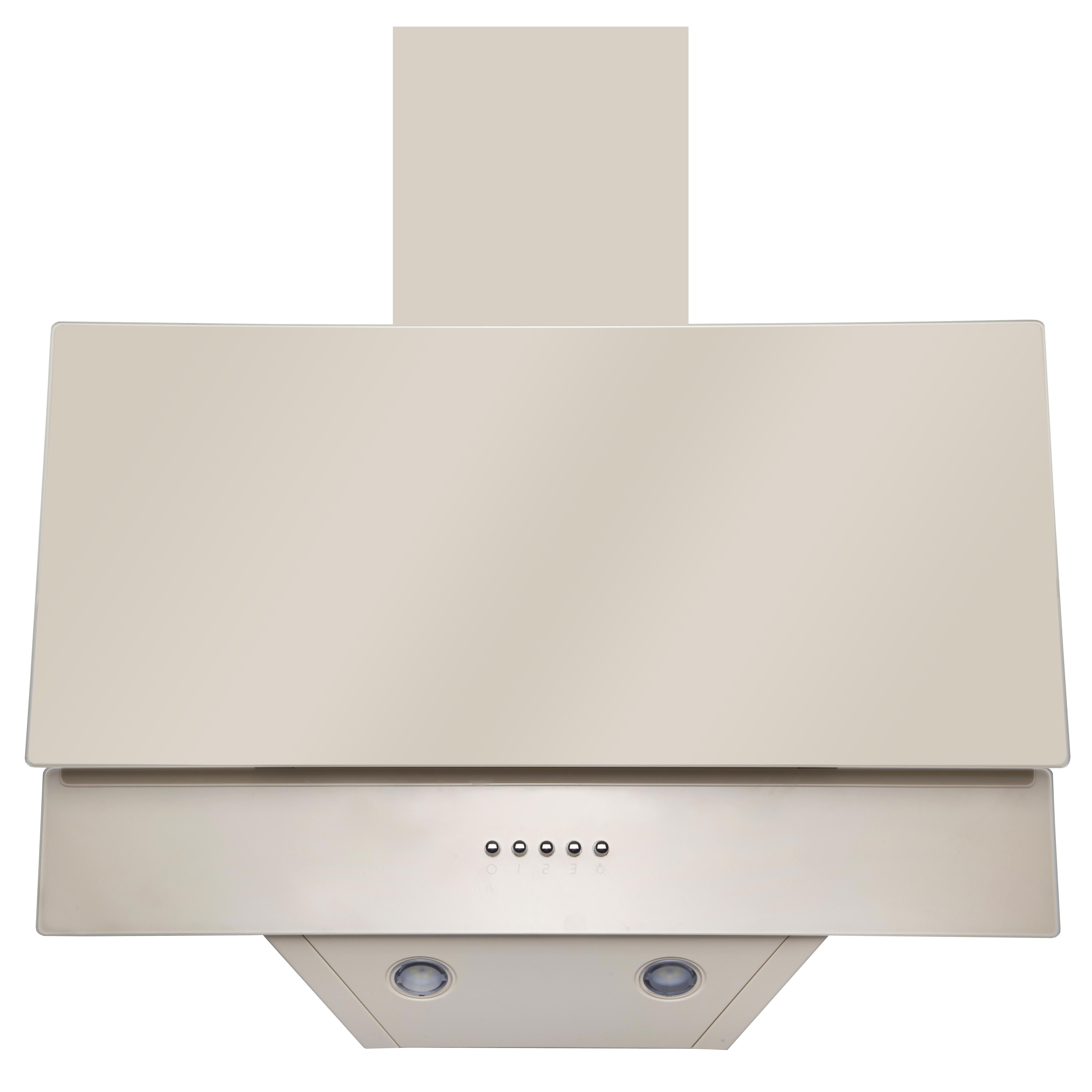 Изображение товара Встраиваемая вытяжка Konigin Oriole Ivory 50 с стеклянной панелью и LED подсветкой
