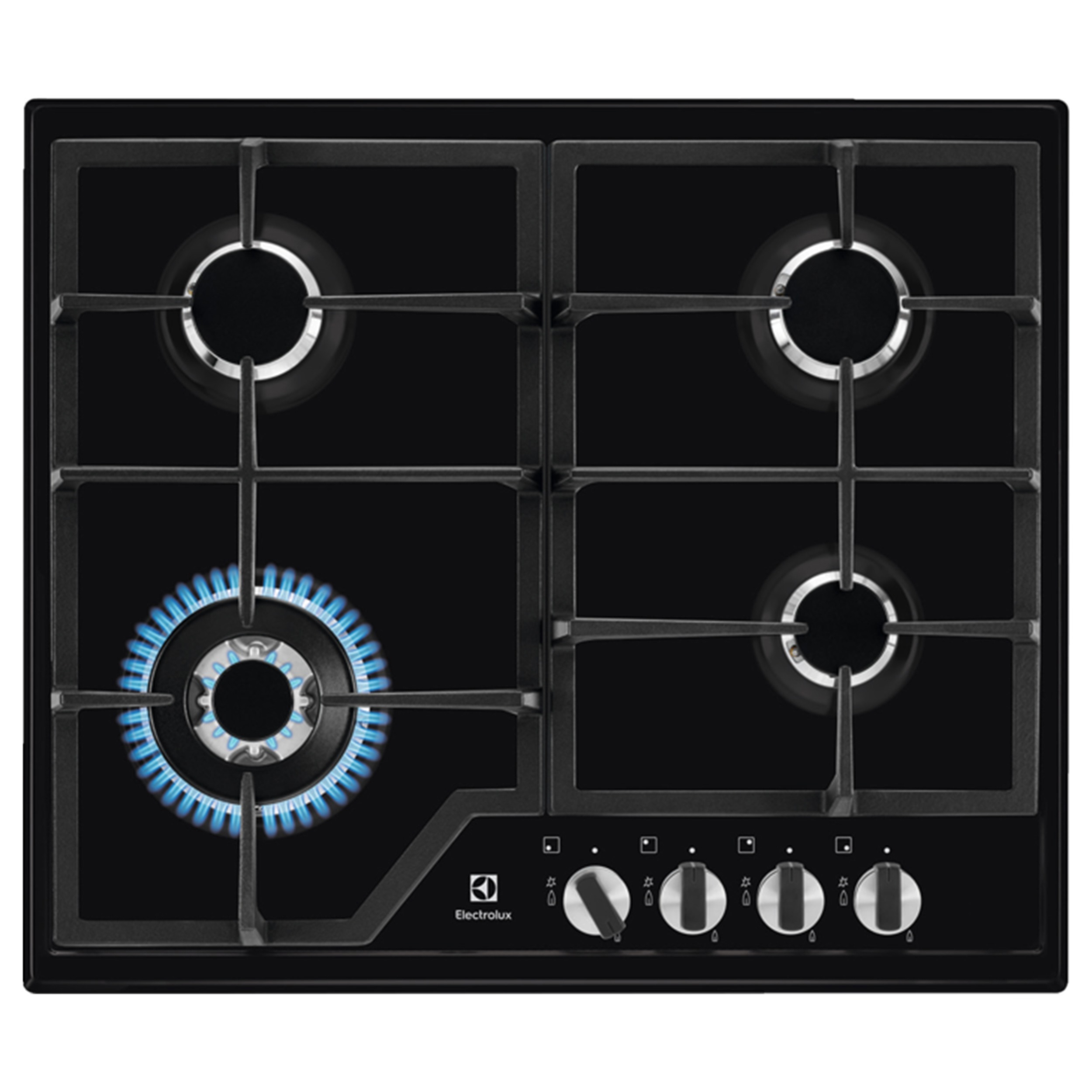 Изображение товара Газовая варочная панель Electrolux GPE363MB 59.50 см 4 конфорки цвет черный
