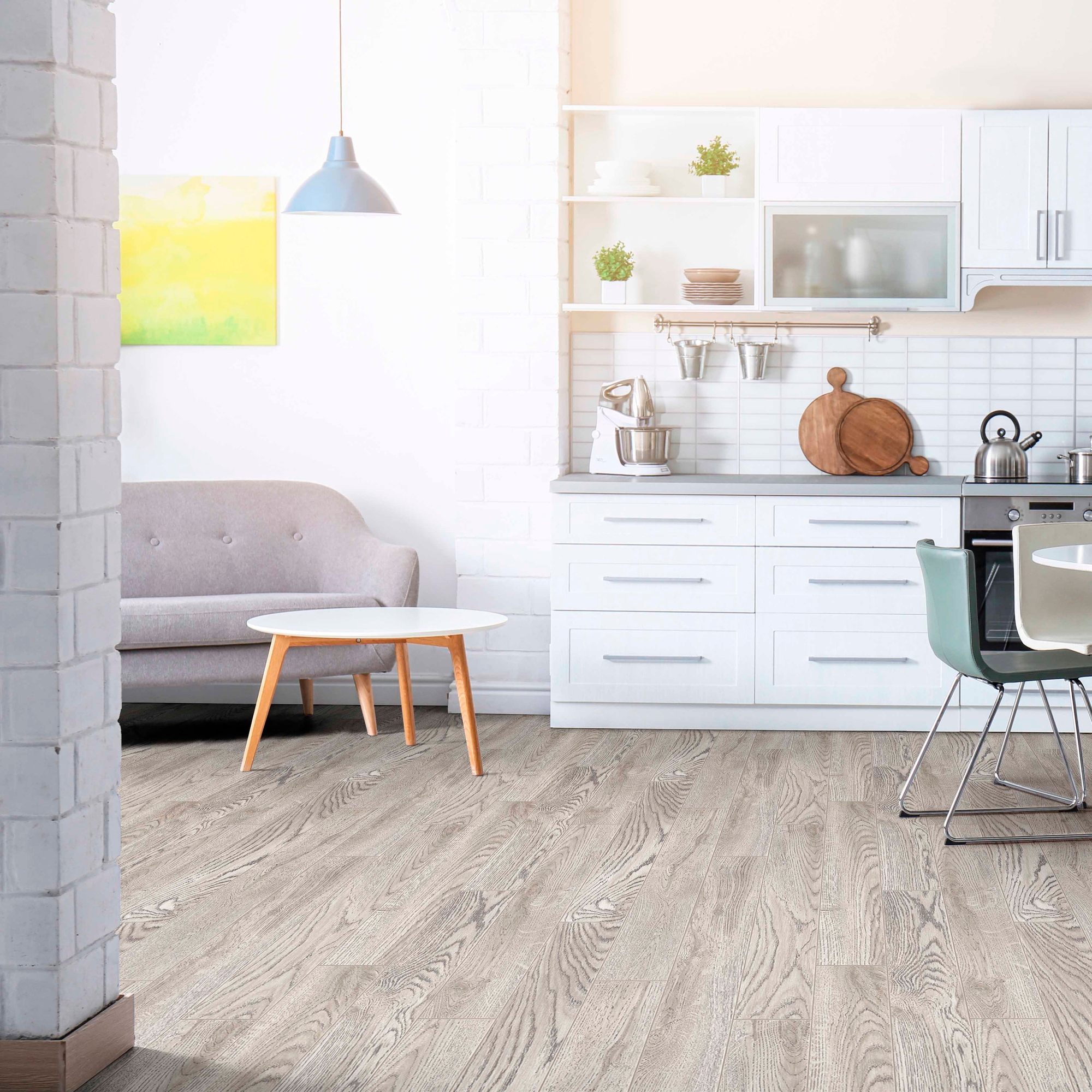 Изображение товара Линолеум NOVENTIS Ла Манш дуб Северный 42 класс 2.5 м полукоммерческий